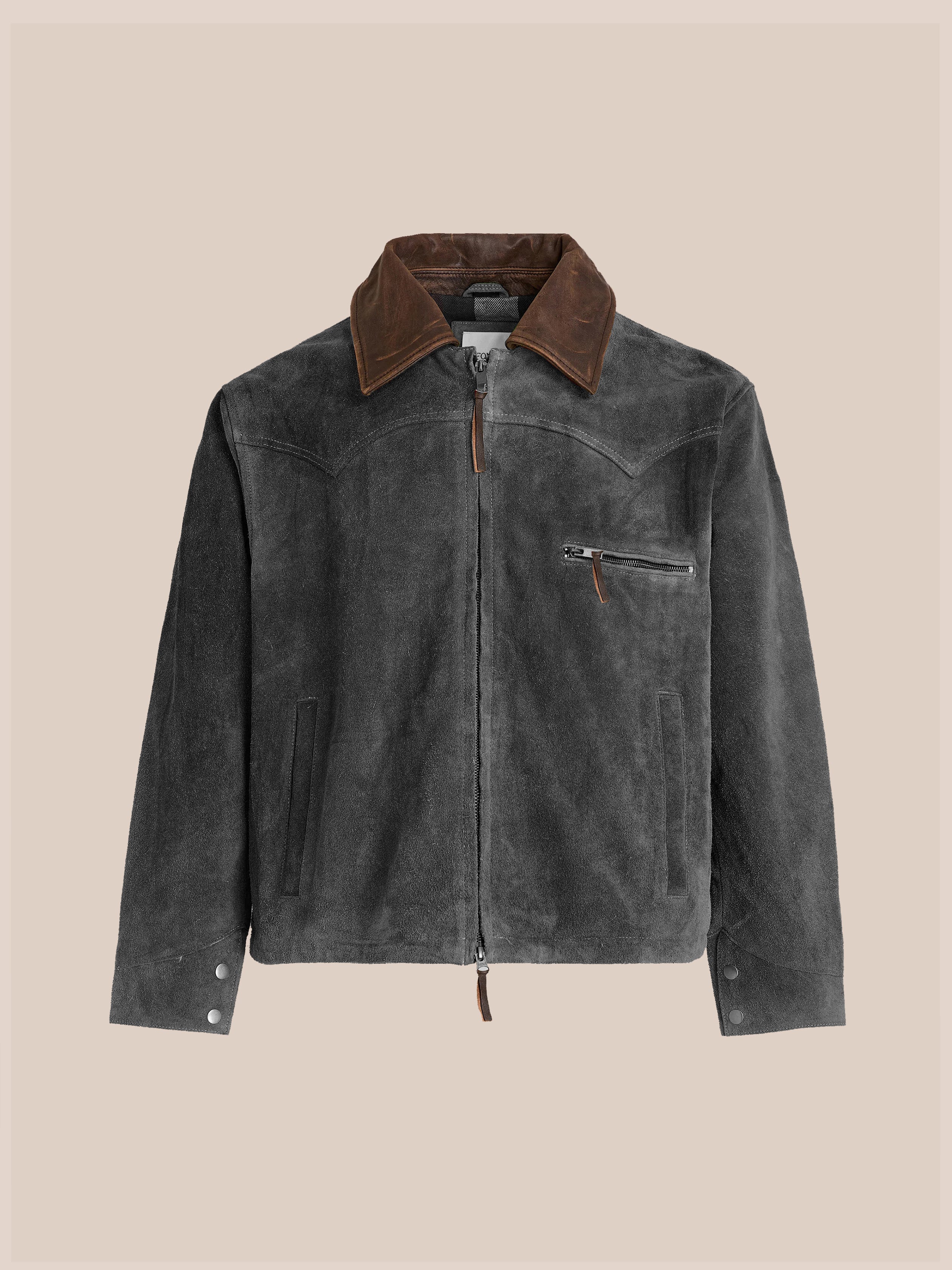Suede Western Work Jacket - Image 2