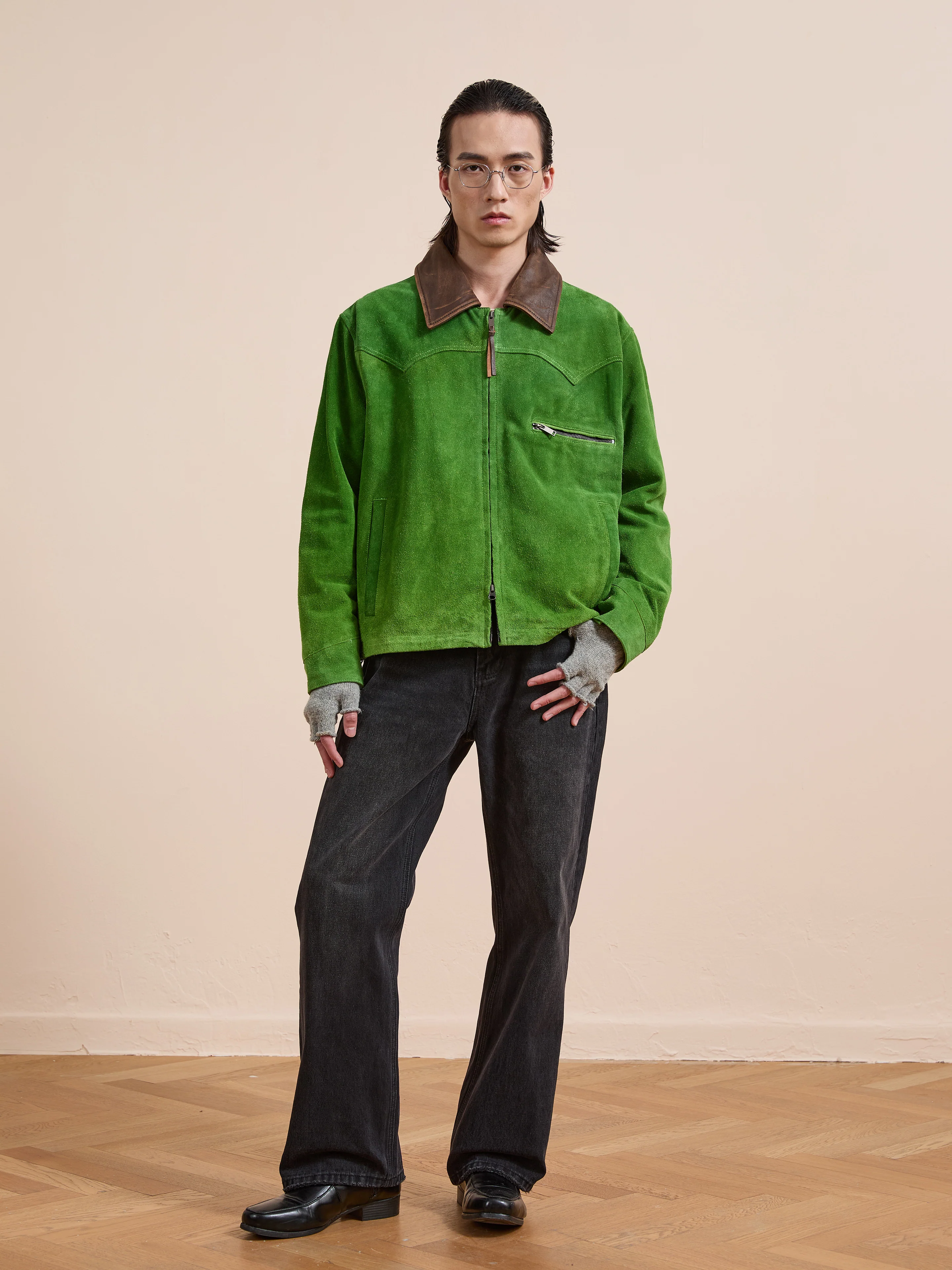 Suede Western Work Jacket - Image 19
