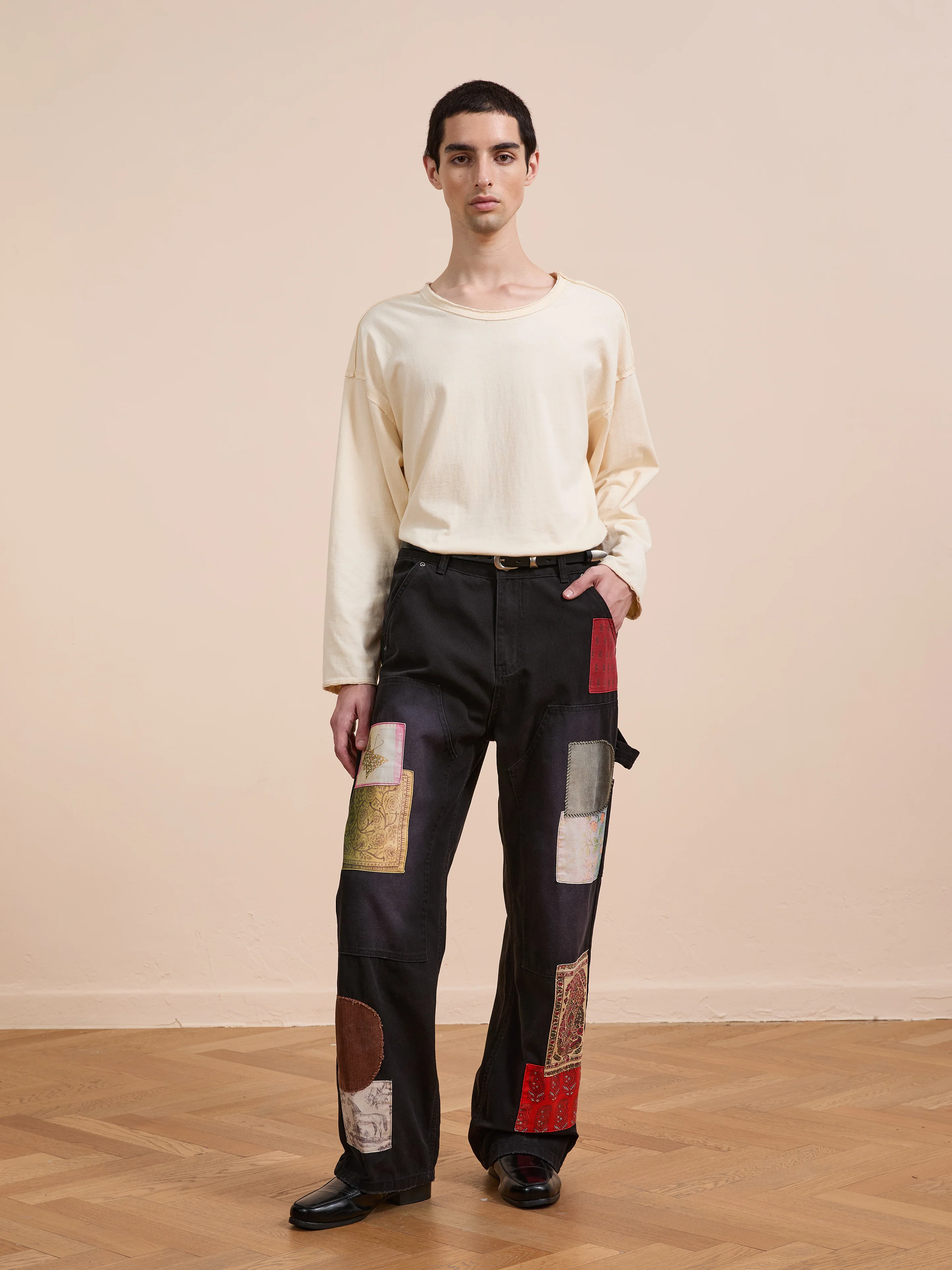 Tapestry Carpenter Canvas Pants - Image 5