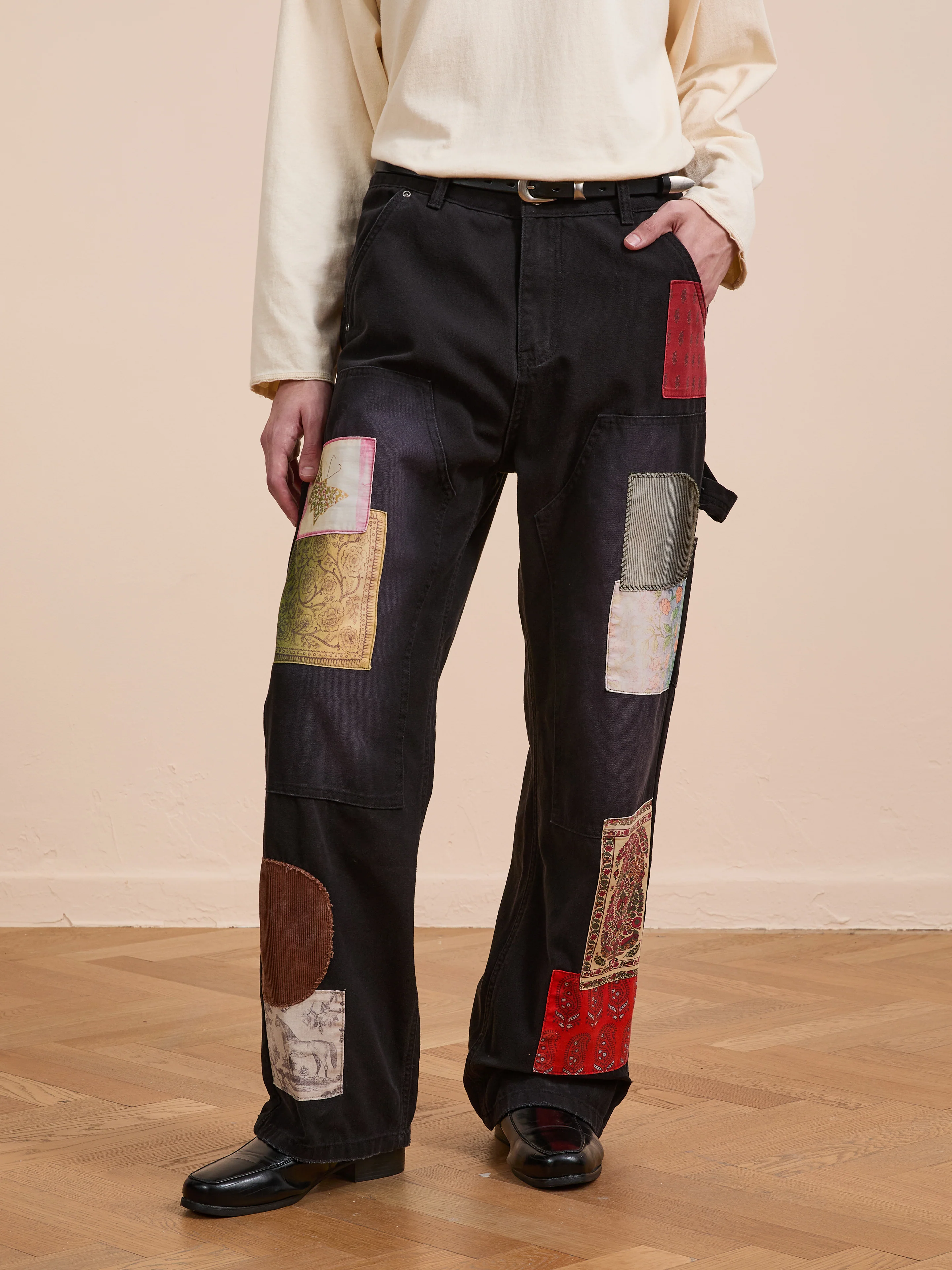 Tapestry Carpenter Canvas Pants - Image 6
