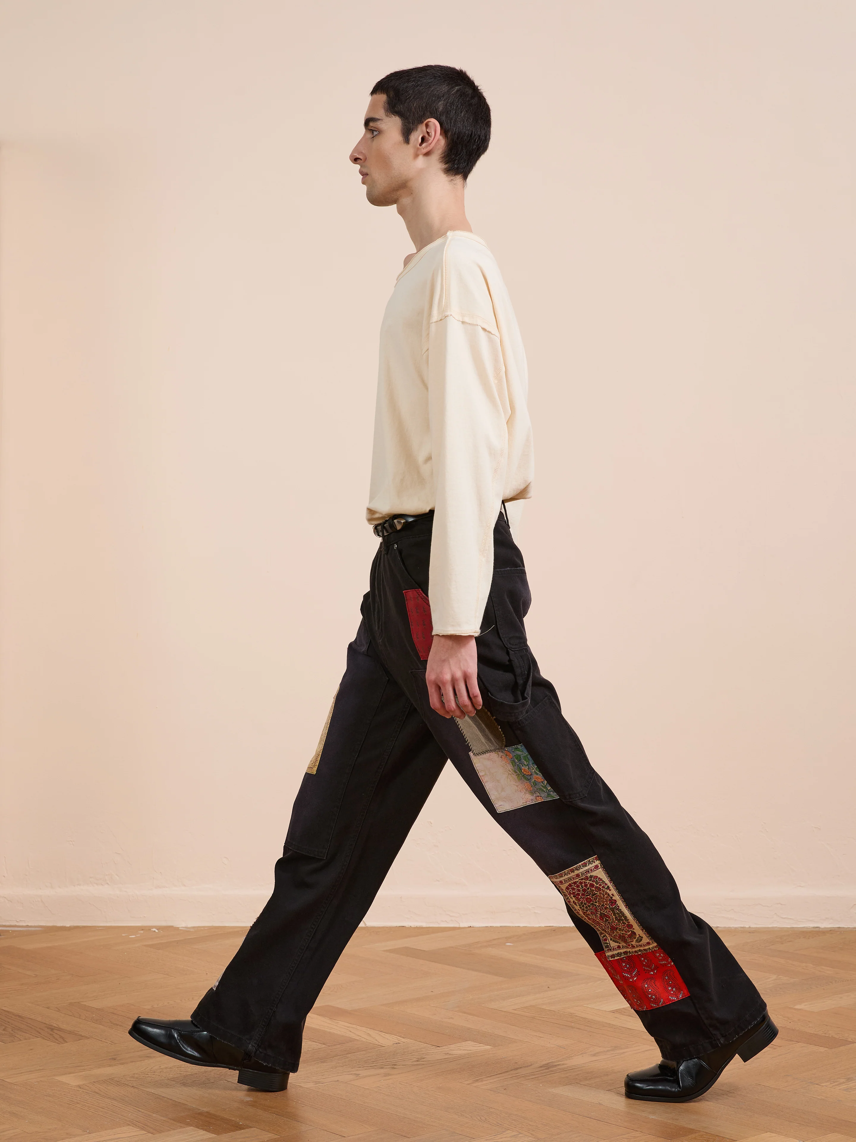 Tapestry Carpenter Canvas Pants - Image 7