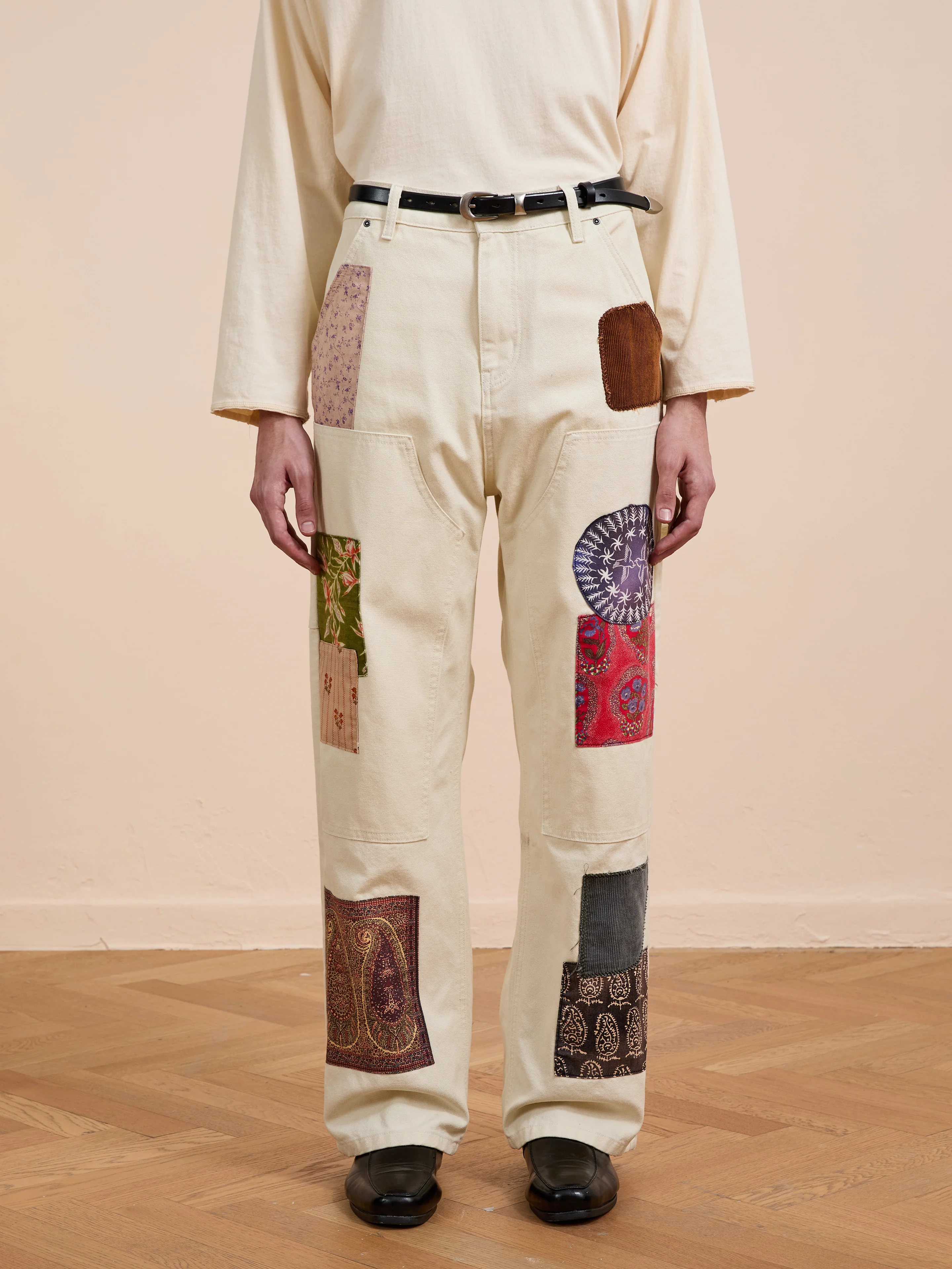 Tapestry Carpenter Canvas Pants