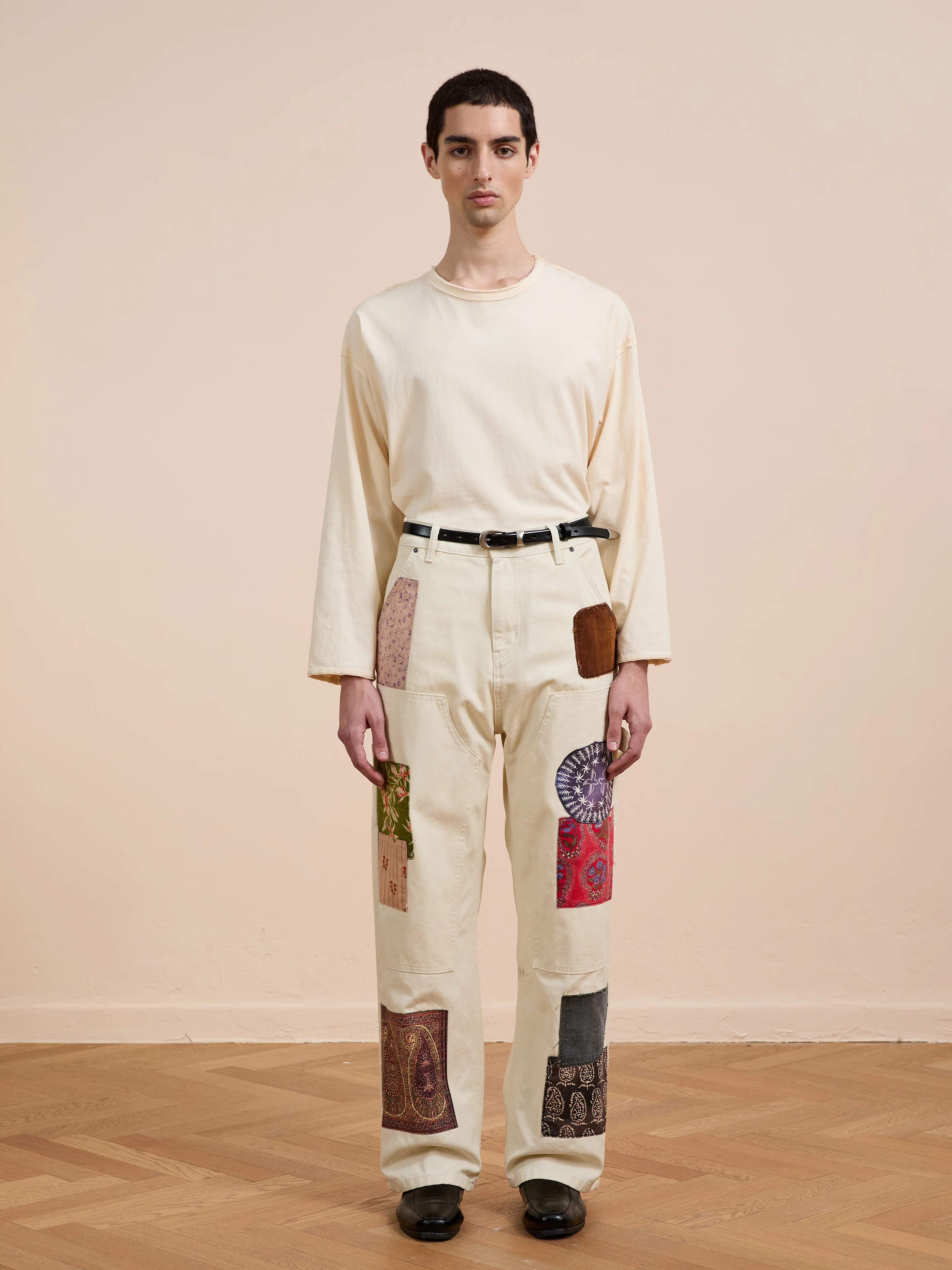 Tapestry Carpenter Canvas Pants - Image 3