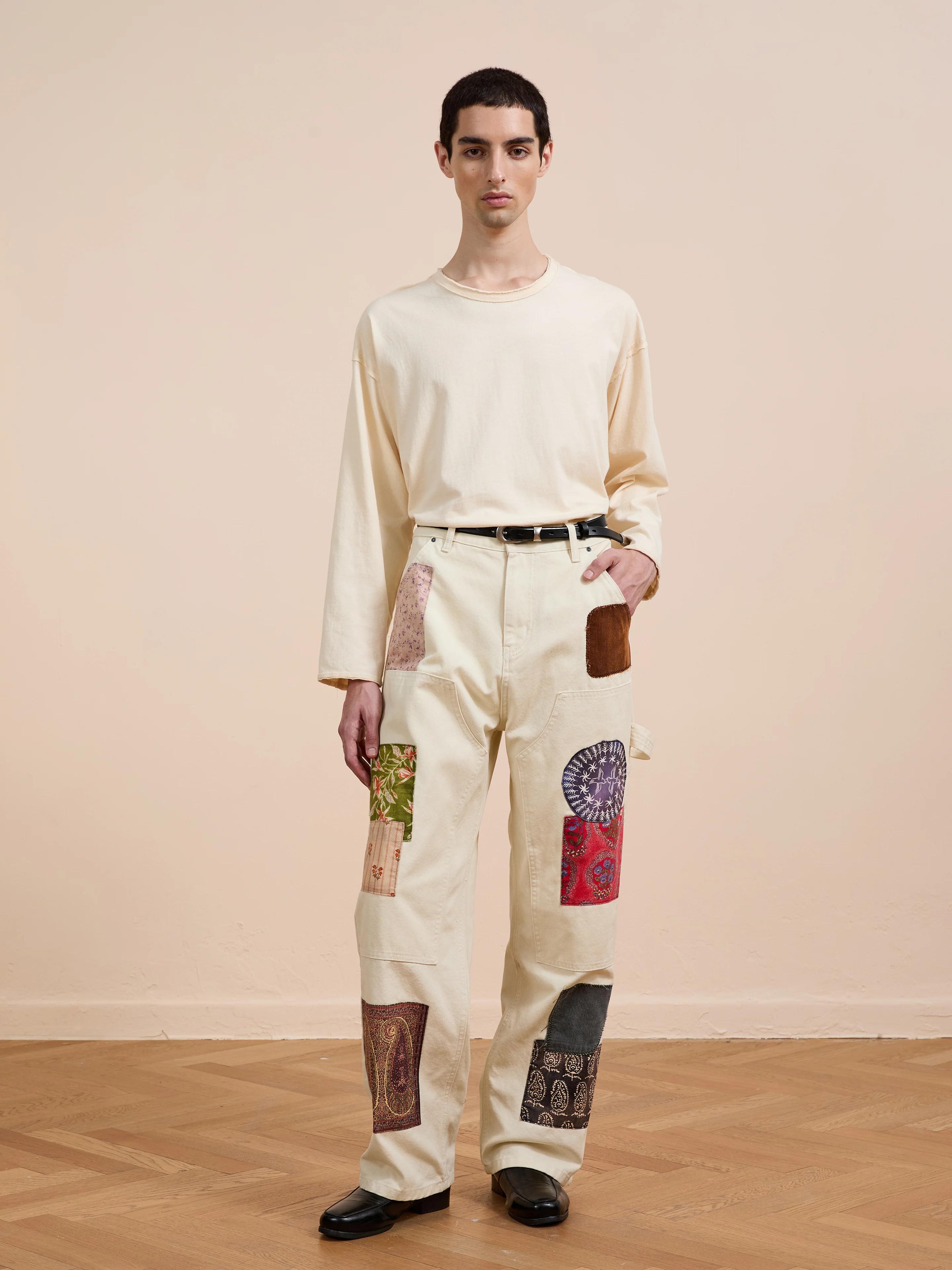 Tapestry Carpenter Canvas Pants - Image 5