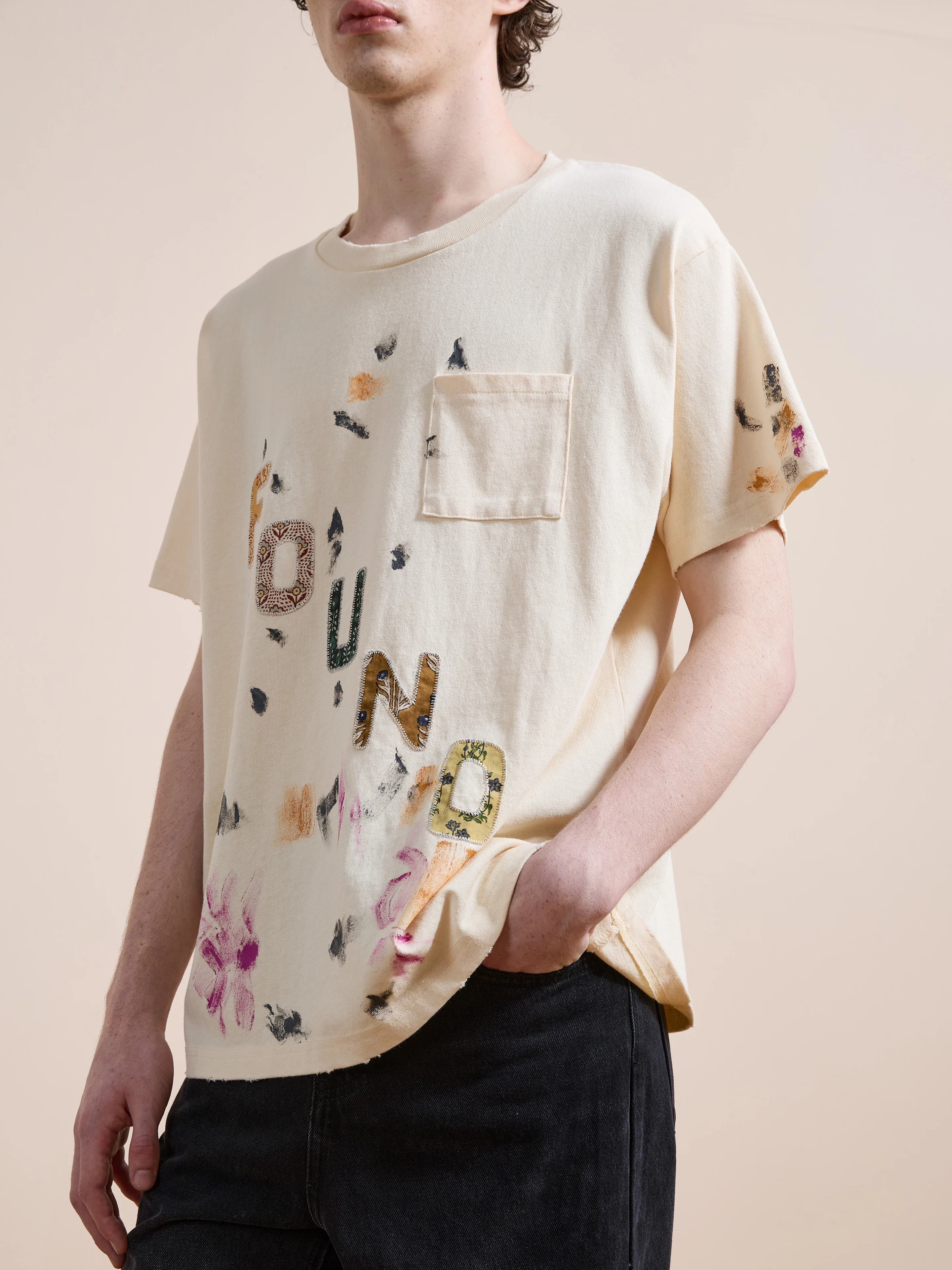 Tapestry Logo Paint Tee - Image 5