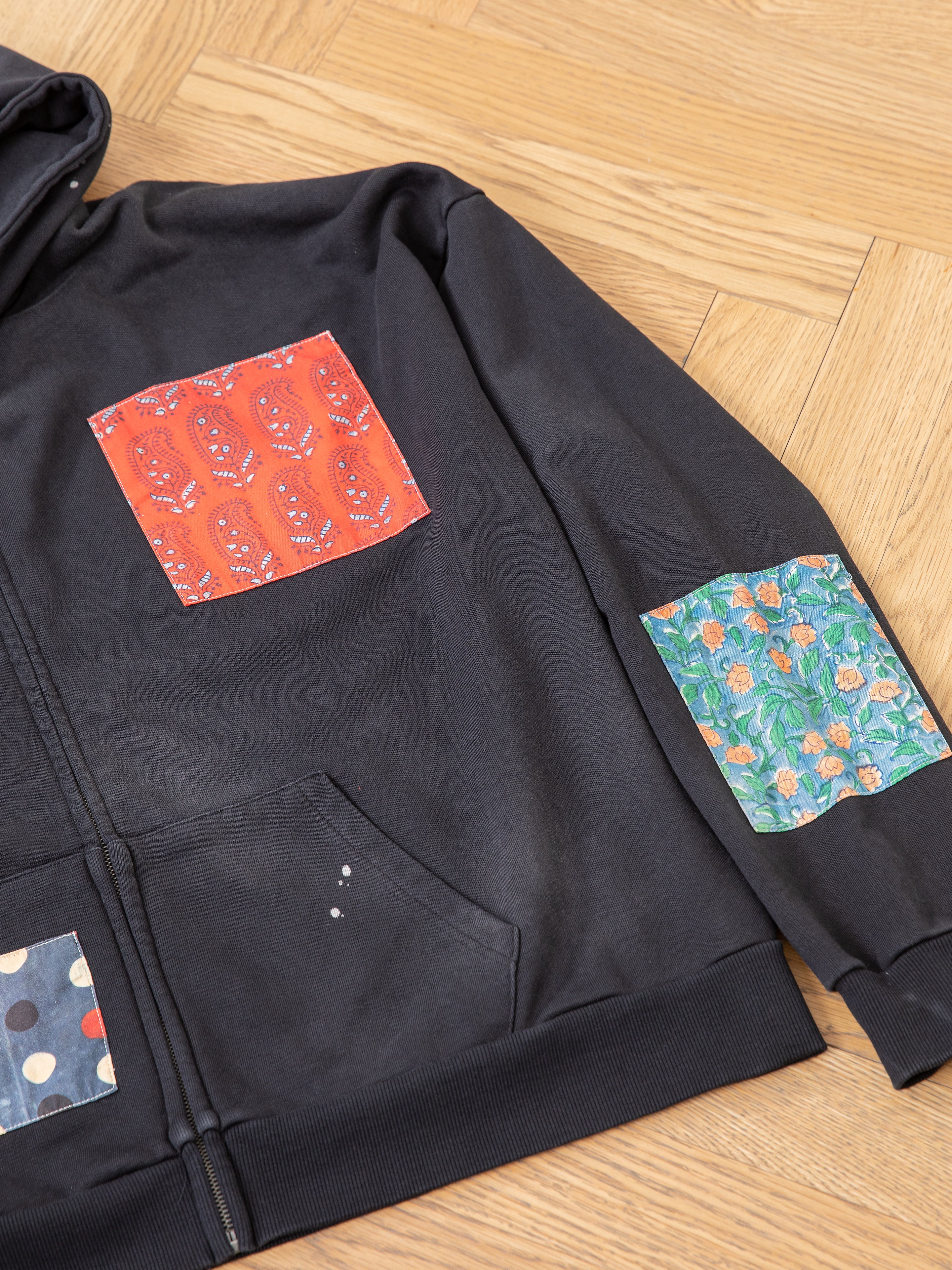 Tapestry Patchwork Zip Up Hoodie - Image 11