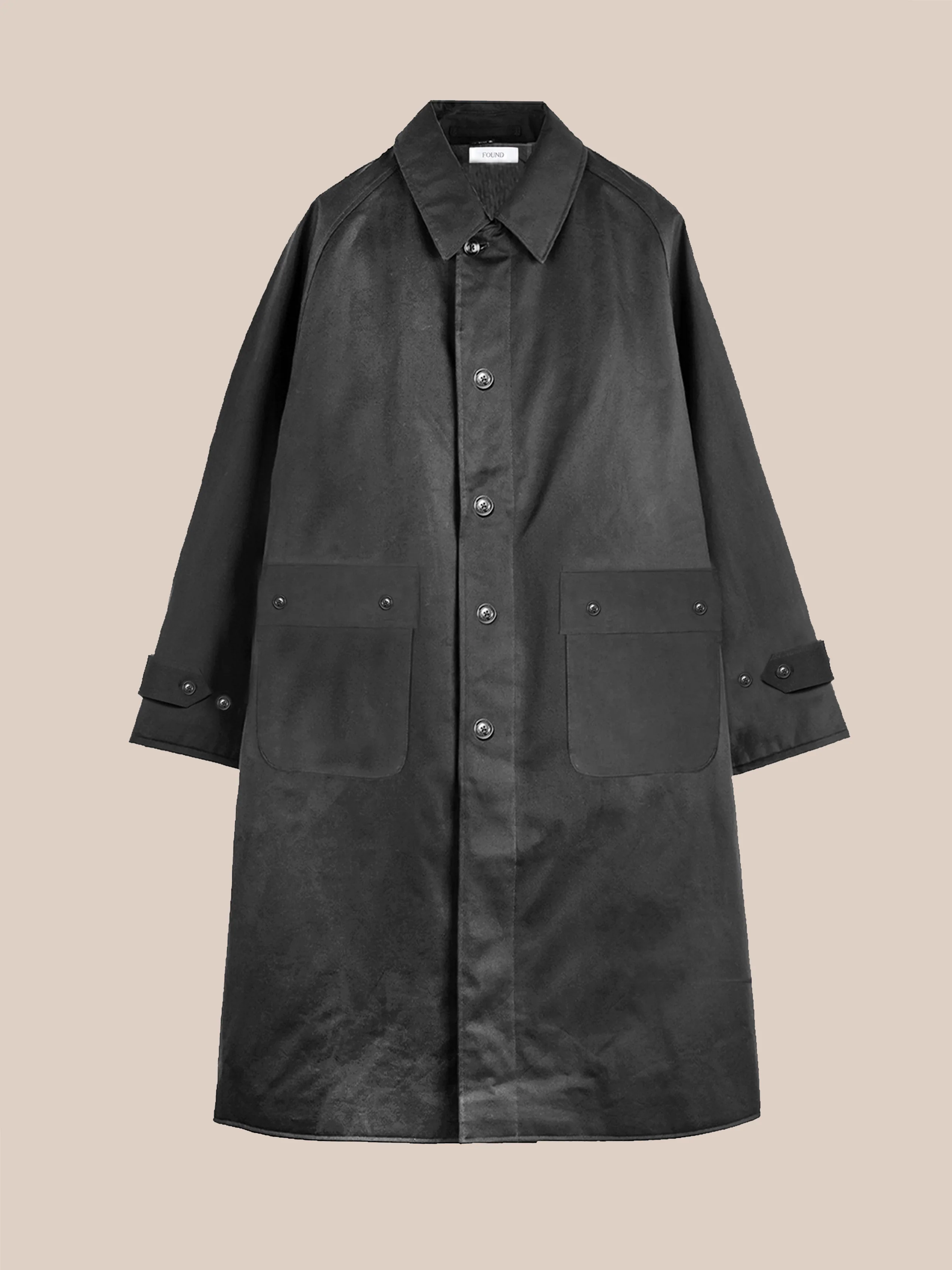 Twill Work Trench Coat
