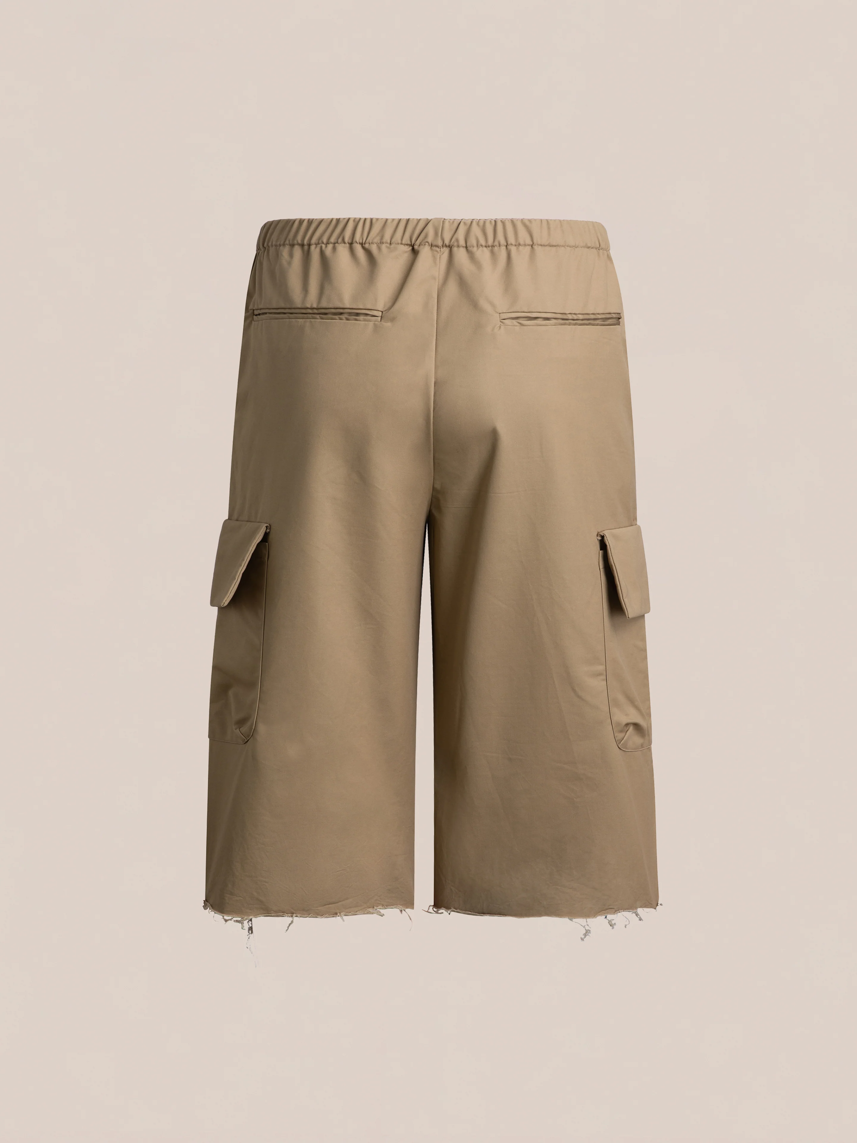 Long Twill Cargo Shorts - Image 6