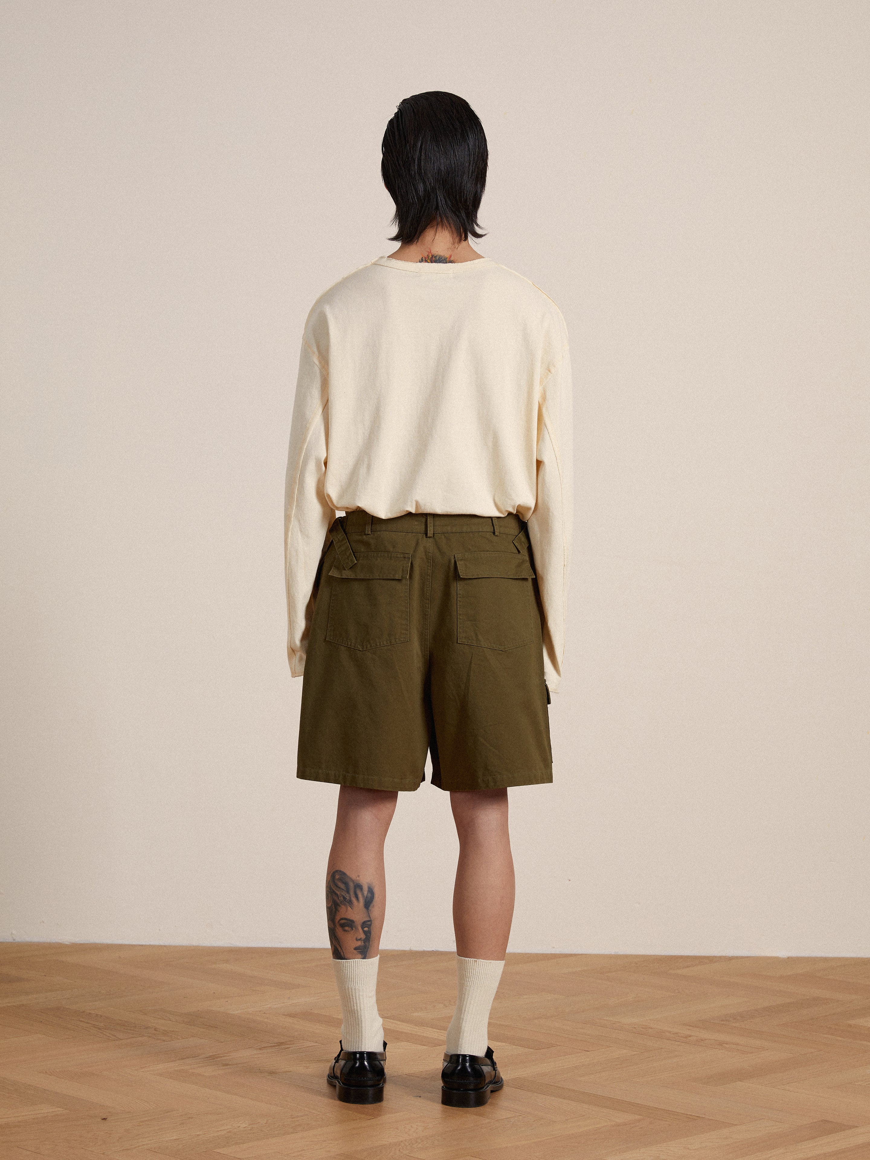Twill Cargo Shorts - Image 3