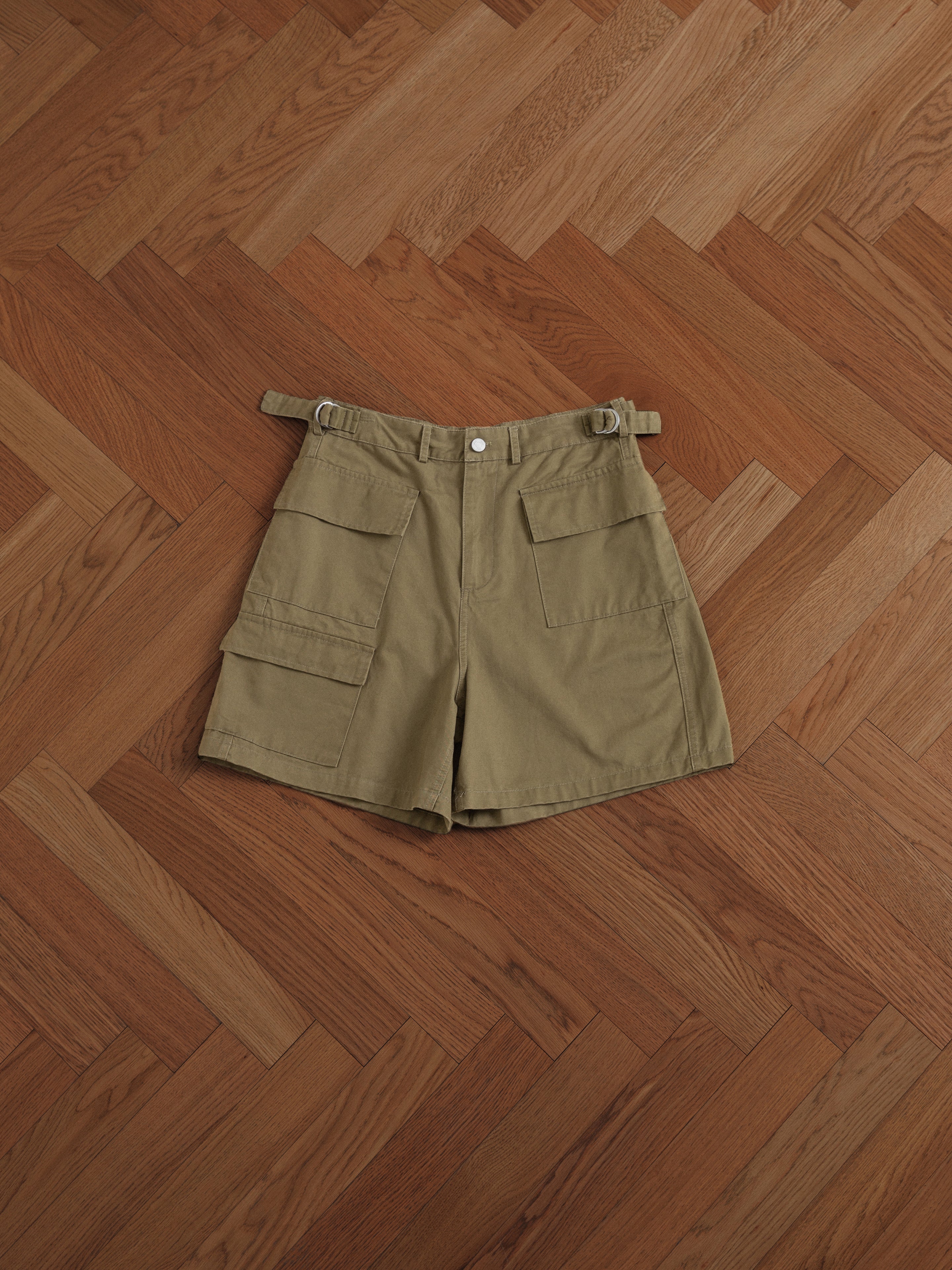 Twill Cargo Shorts - Image 7