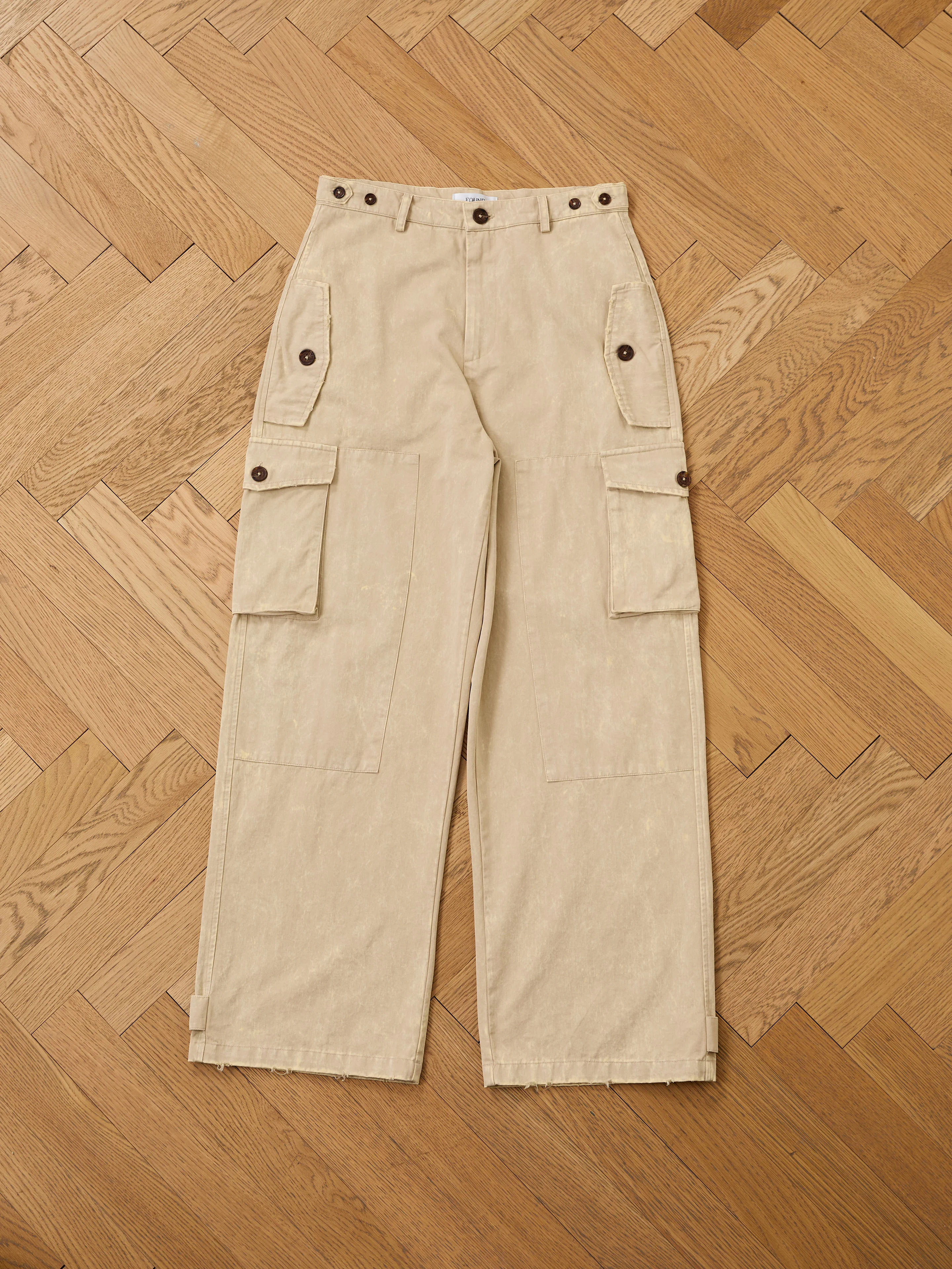 Utility Herringbone Paneled Pants - Image 10
