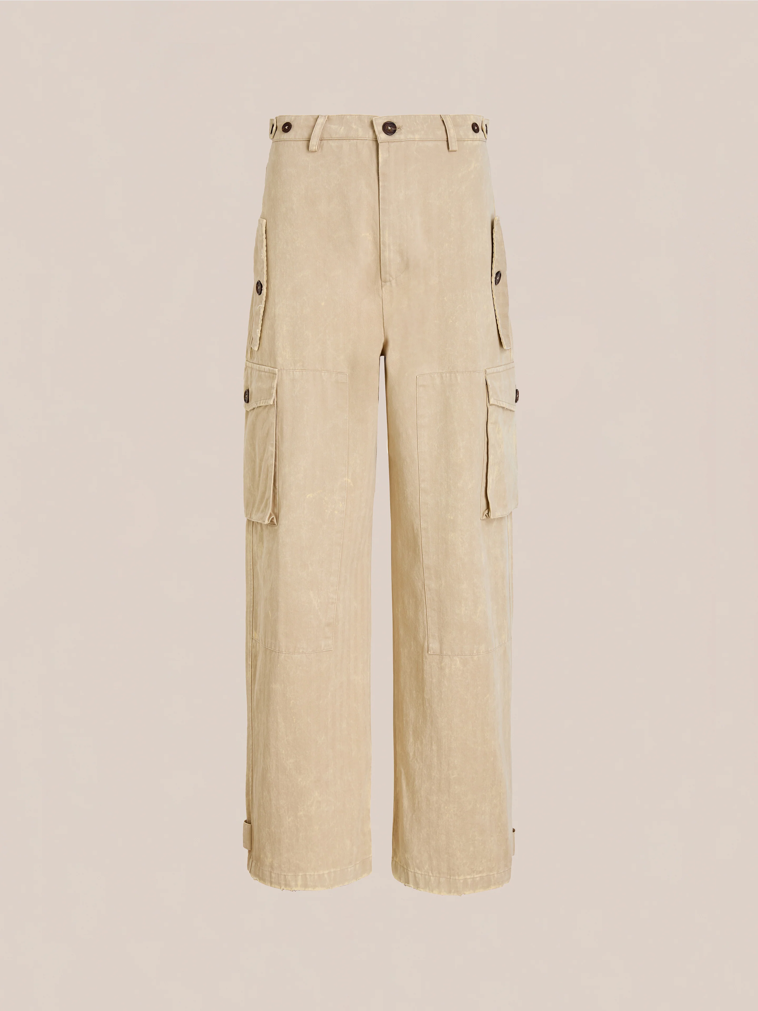 Utility Herringbone Paneled Pants - Image 5