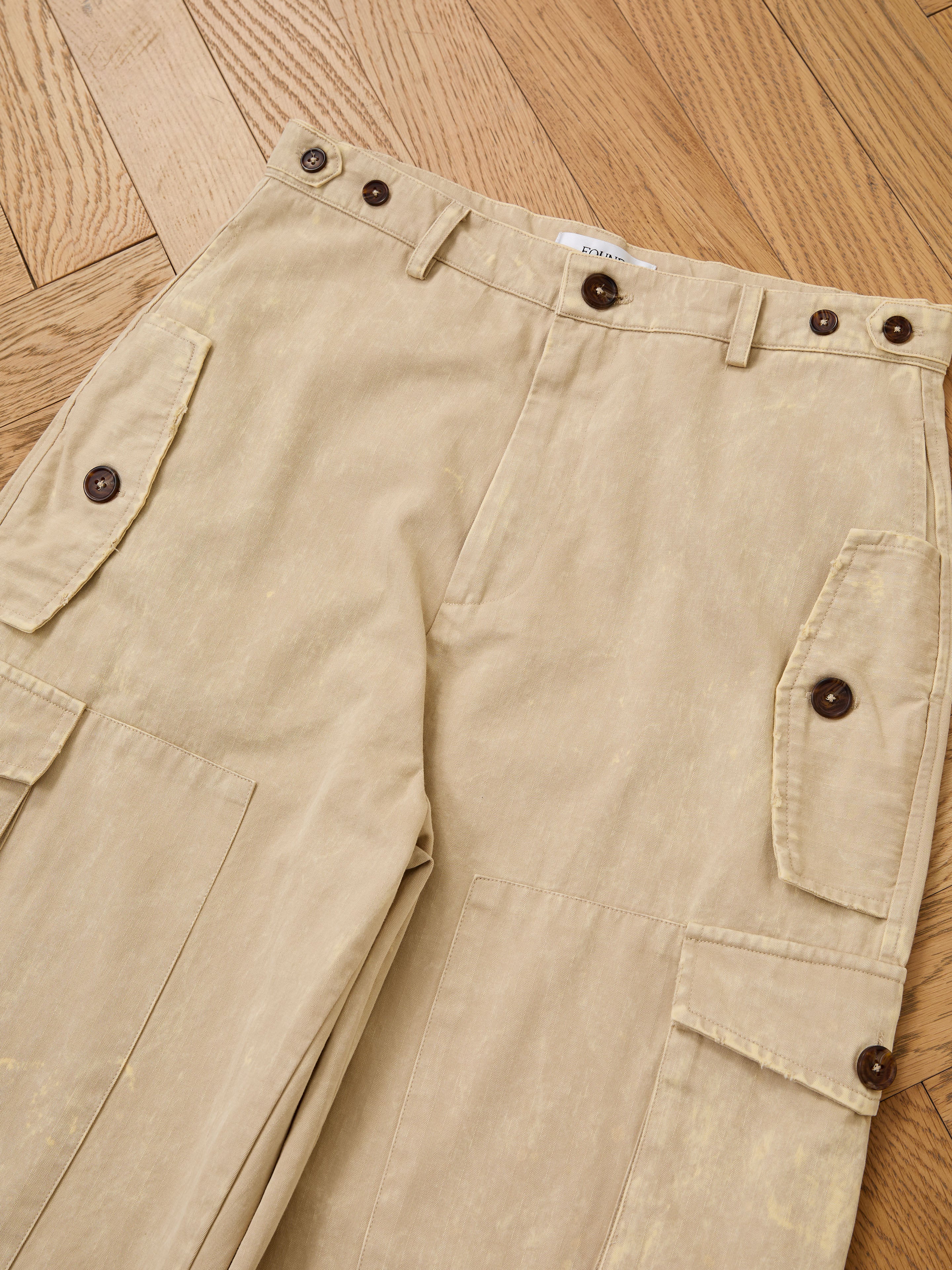 Utility Herringbone Paneled Pants - Image 9