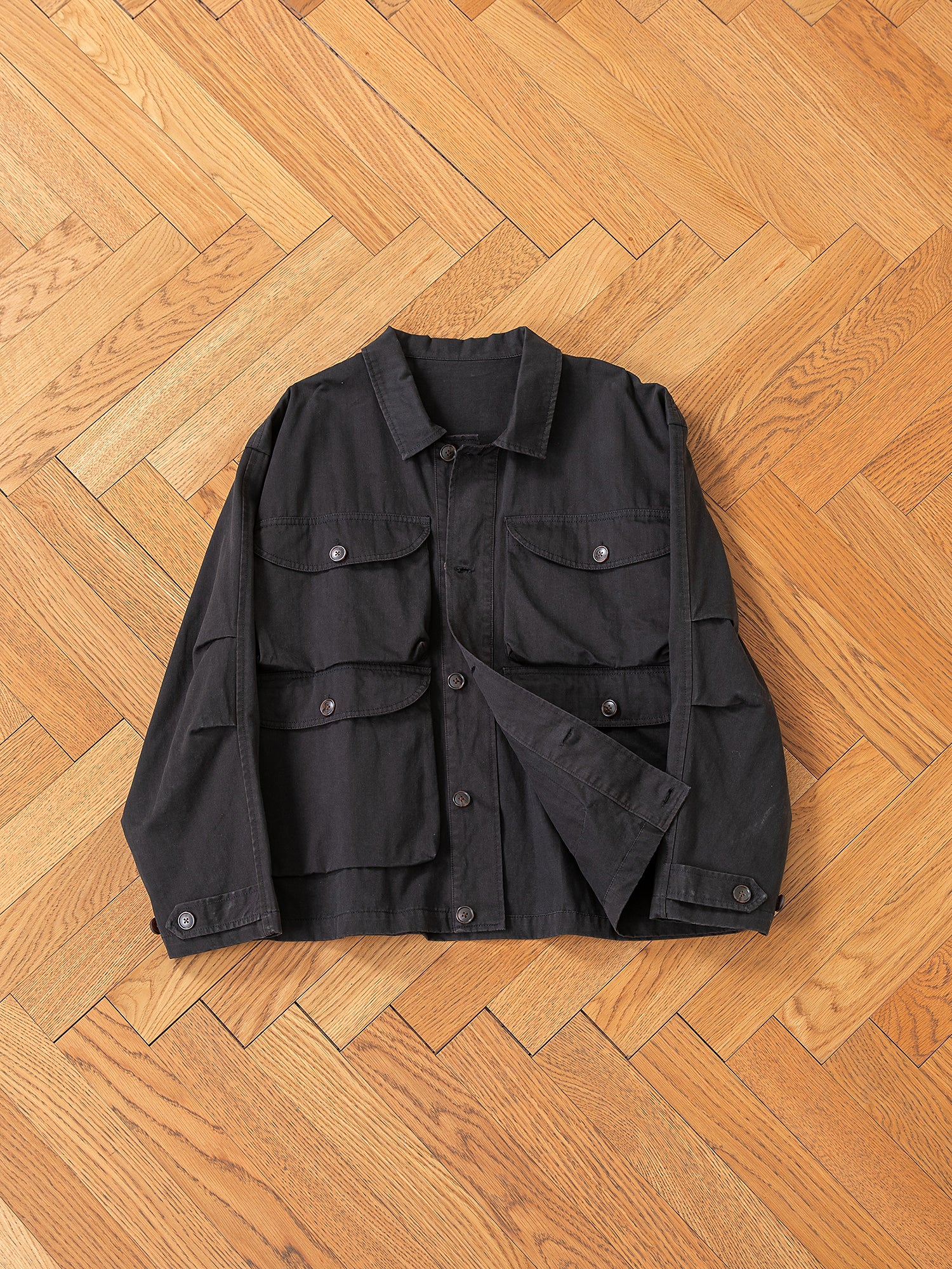 Utility Herringbone Cargo Jacket - Image 13