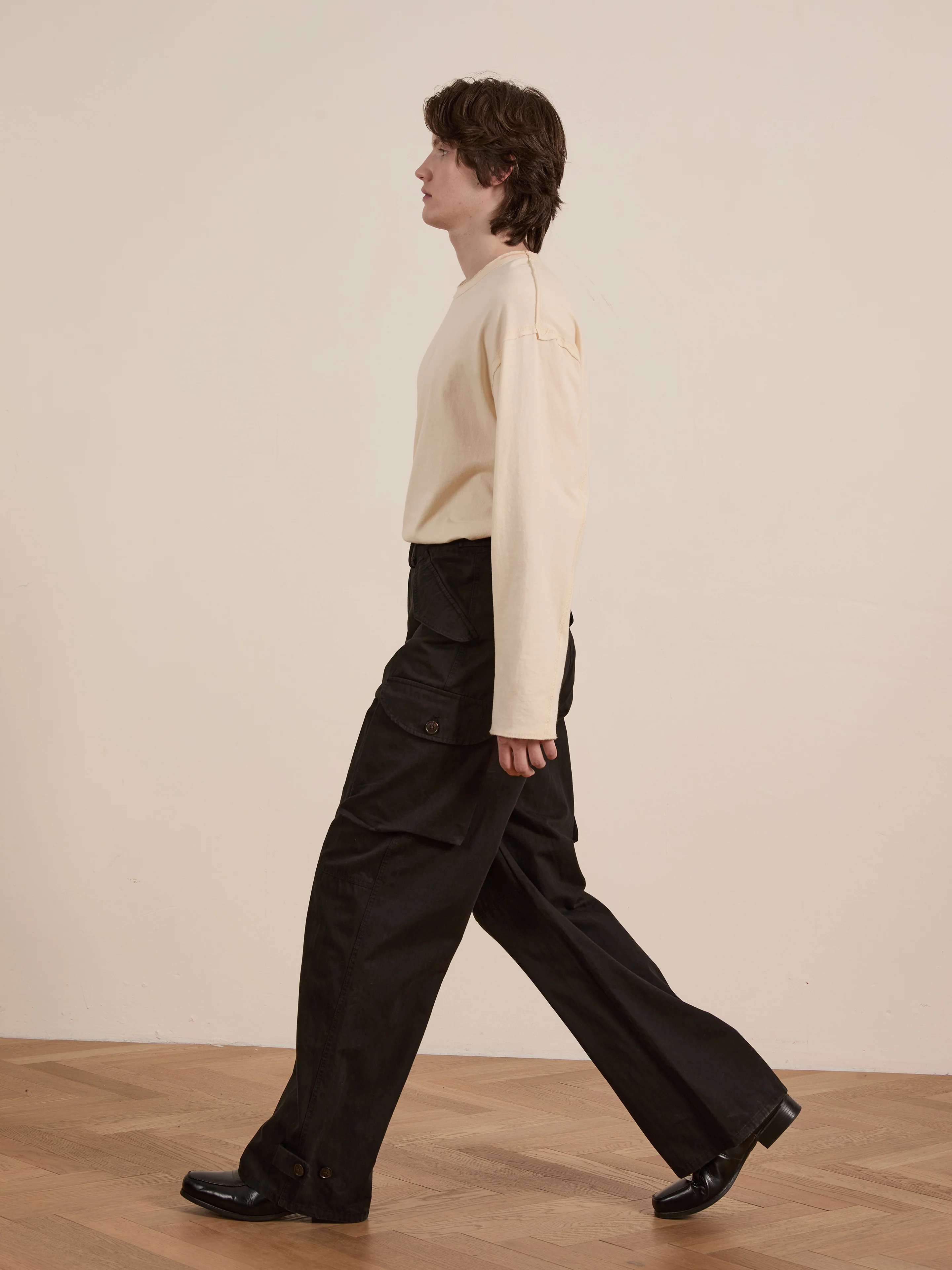 Utility Herringbone Cargo Pants - Image 10