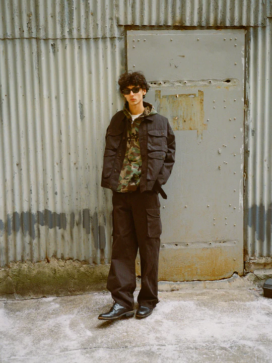 Utility Herringbone Cargo Pants - Image 11