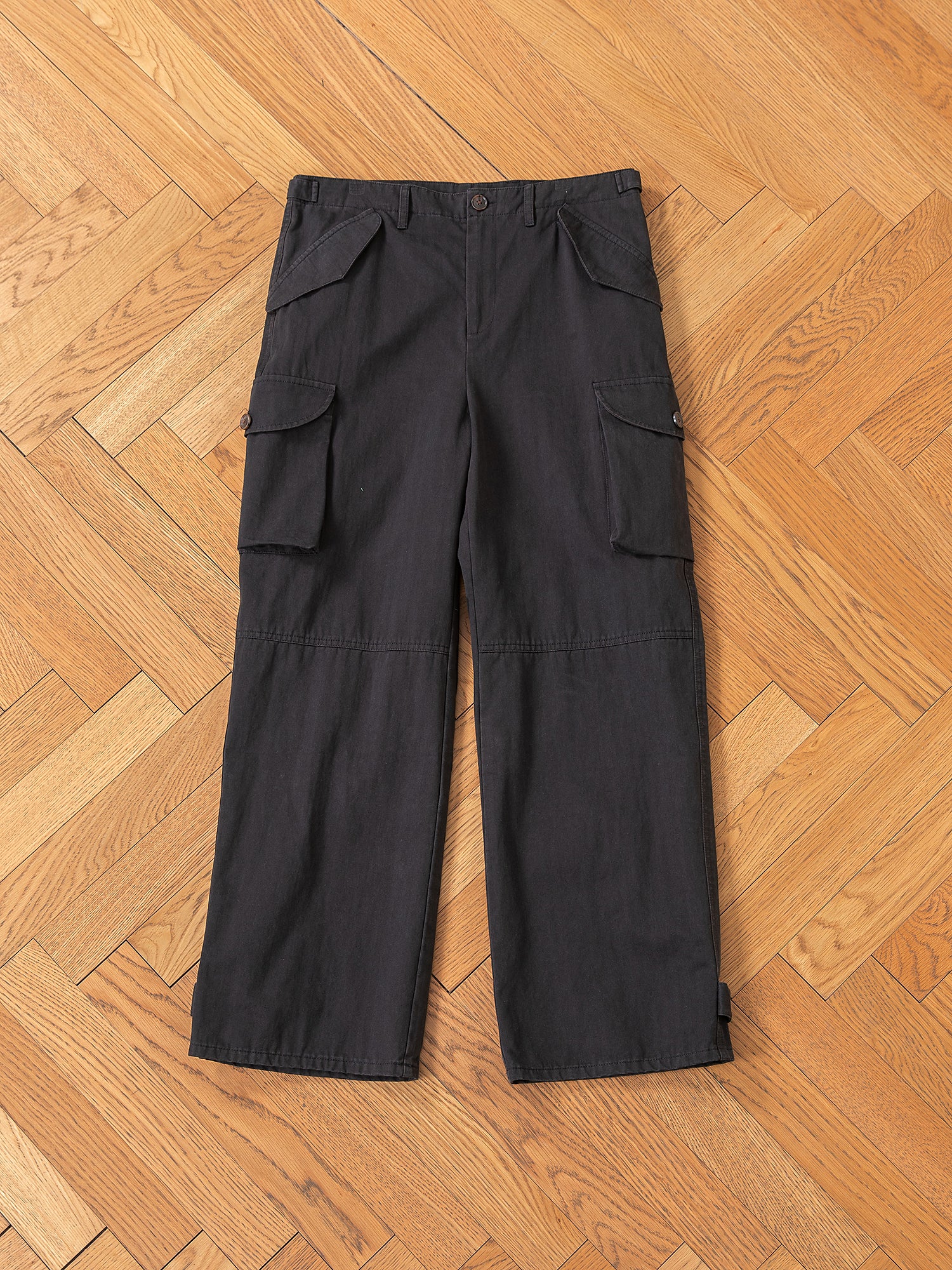 Utility Herringbone Cargo Pants - Image 12
