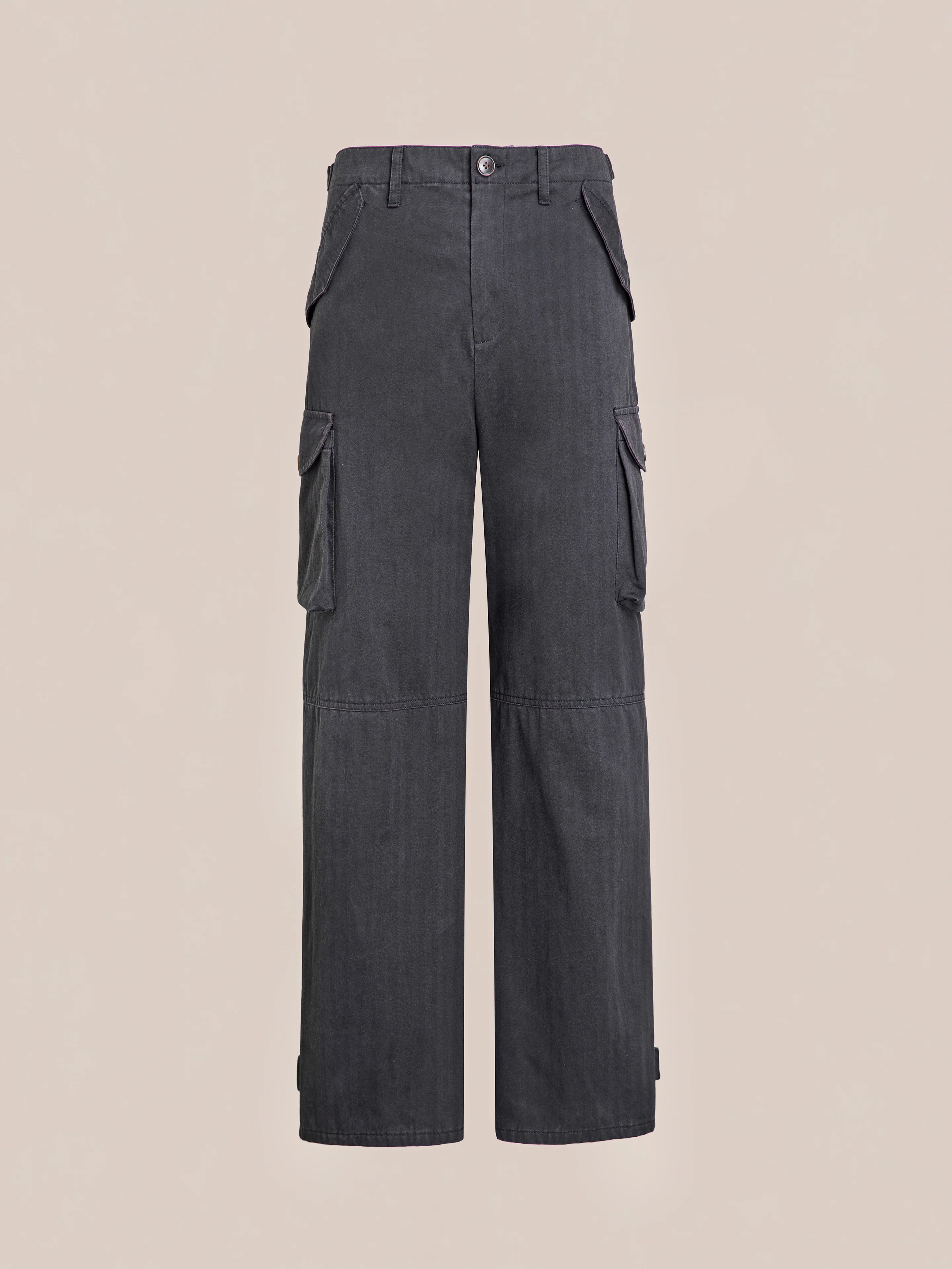 Utility Herringbone Cargo Pants - Image 6