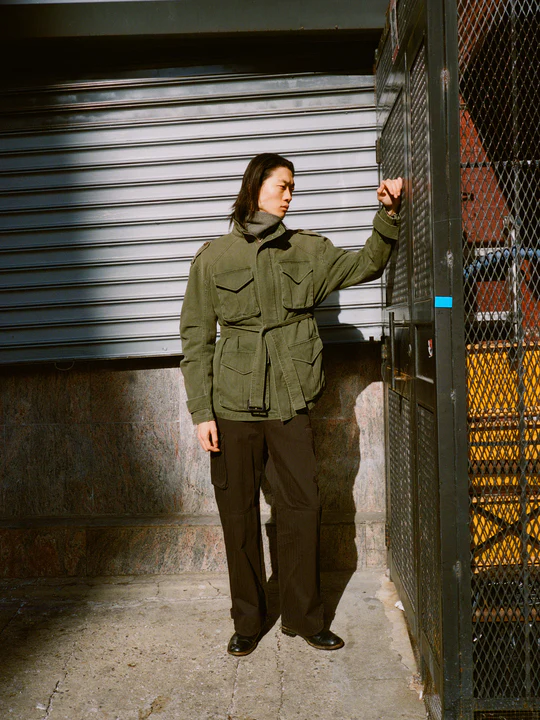 Utility Herringbone Cargo Pants - Image 8
