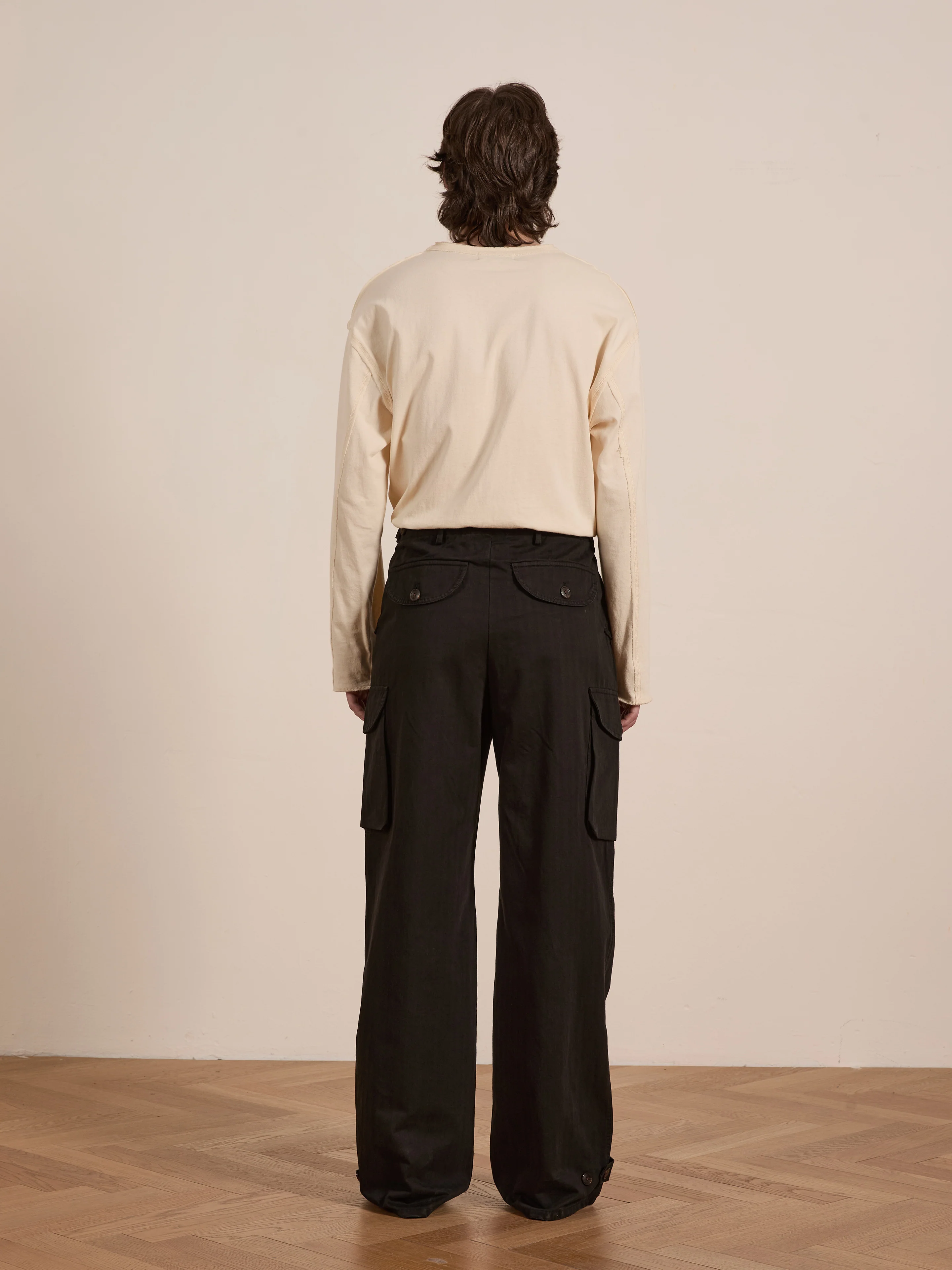 Utility Herringbone Cargo Pants - Image 9