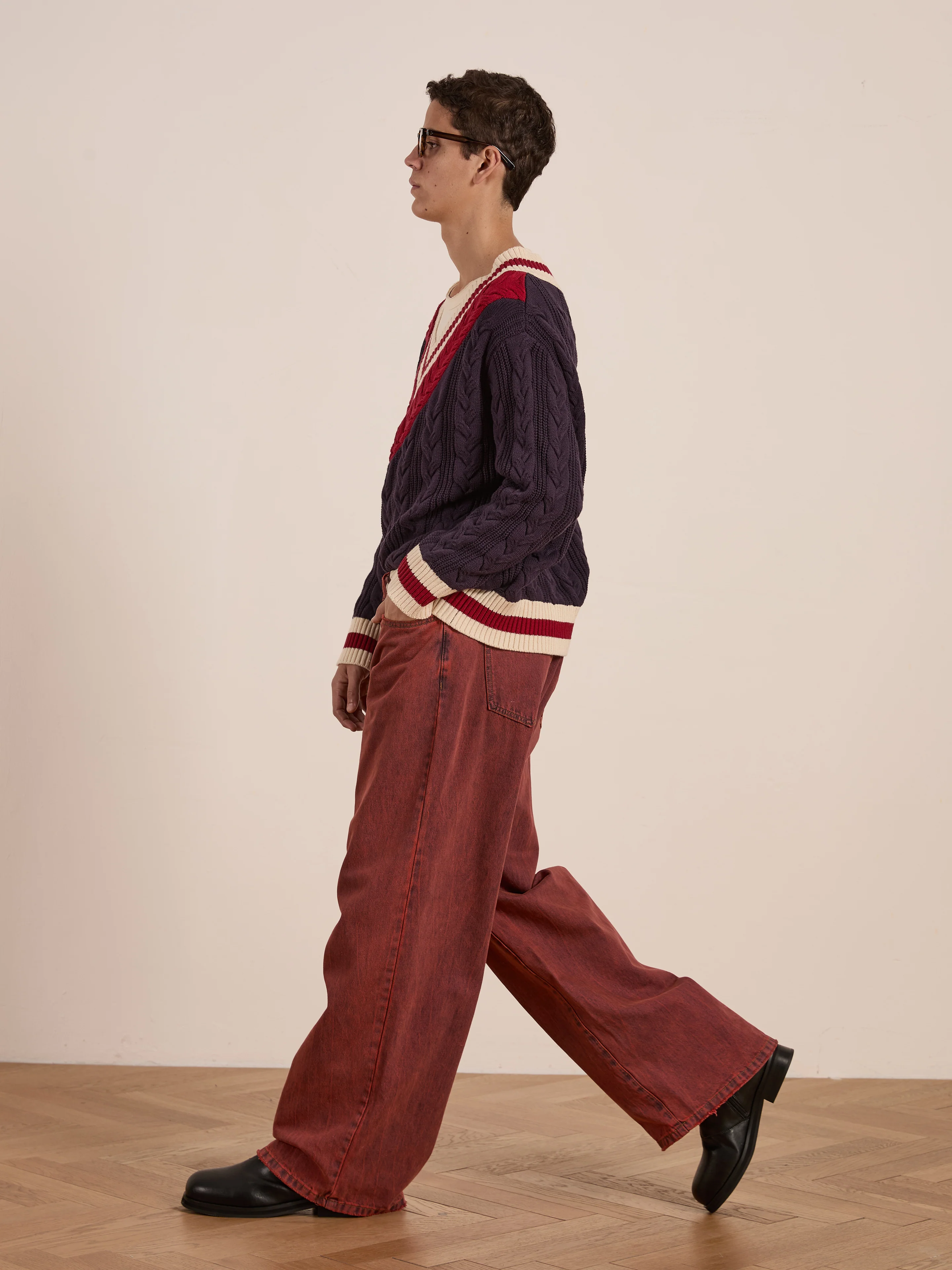 V-Neck Cricket Sweater - Image 9