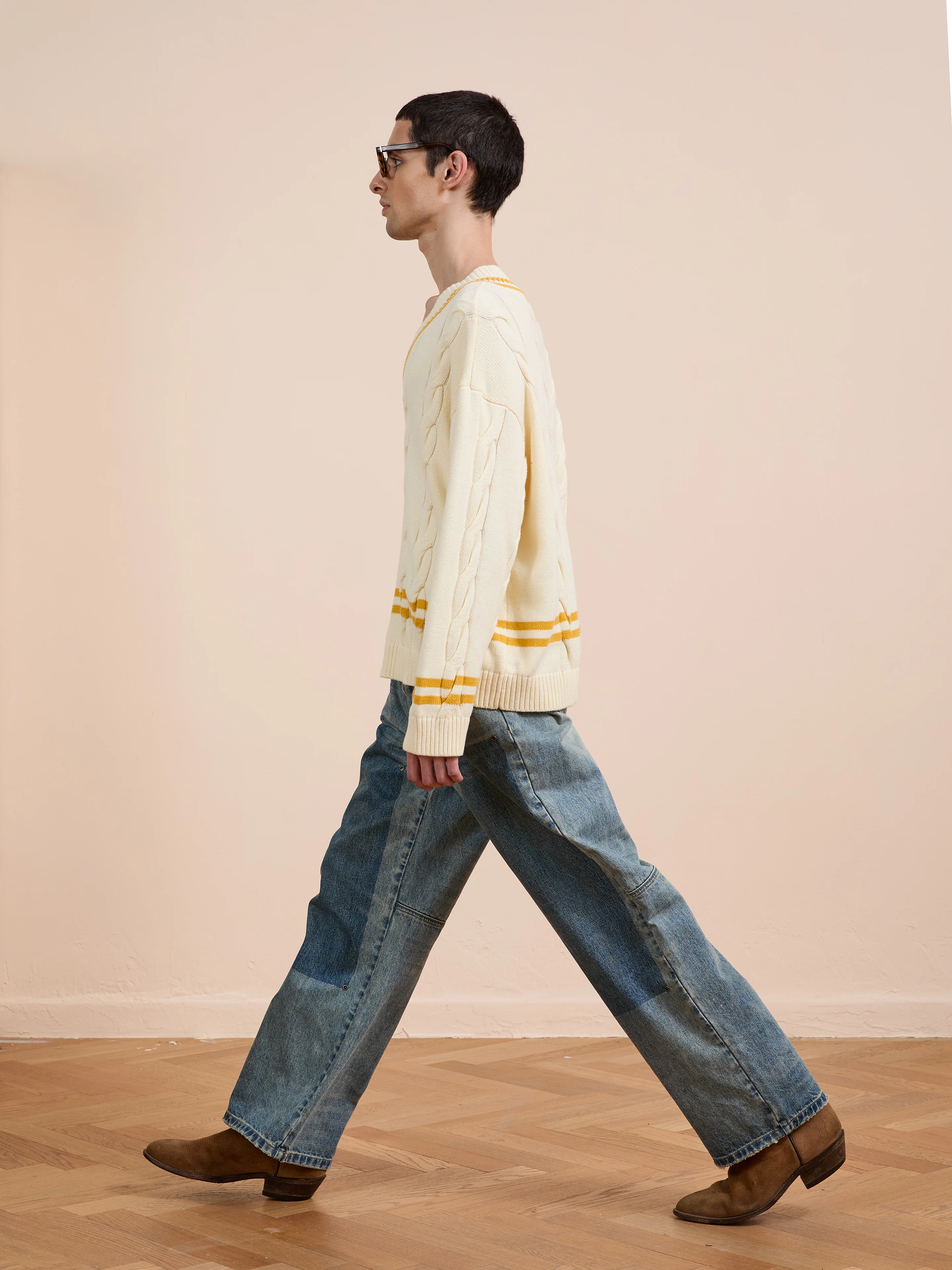 V-Neck Cricket Sweater - Image 13