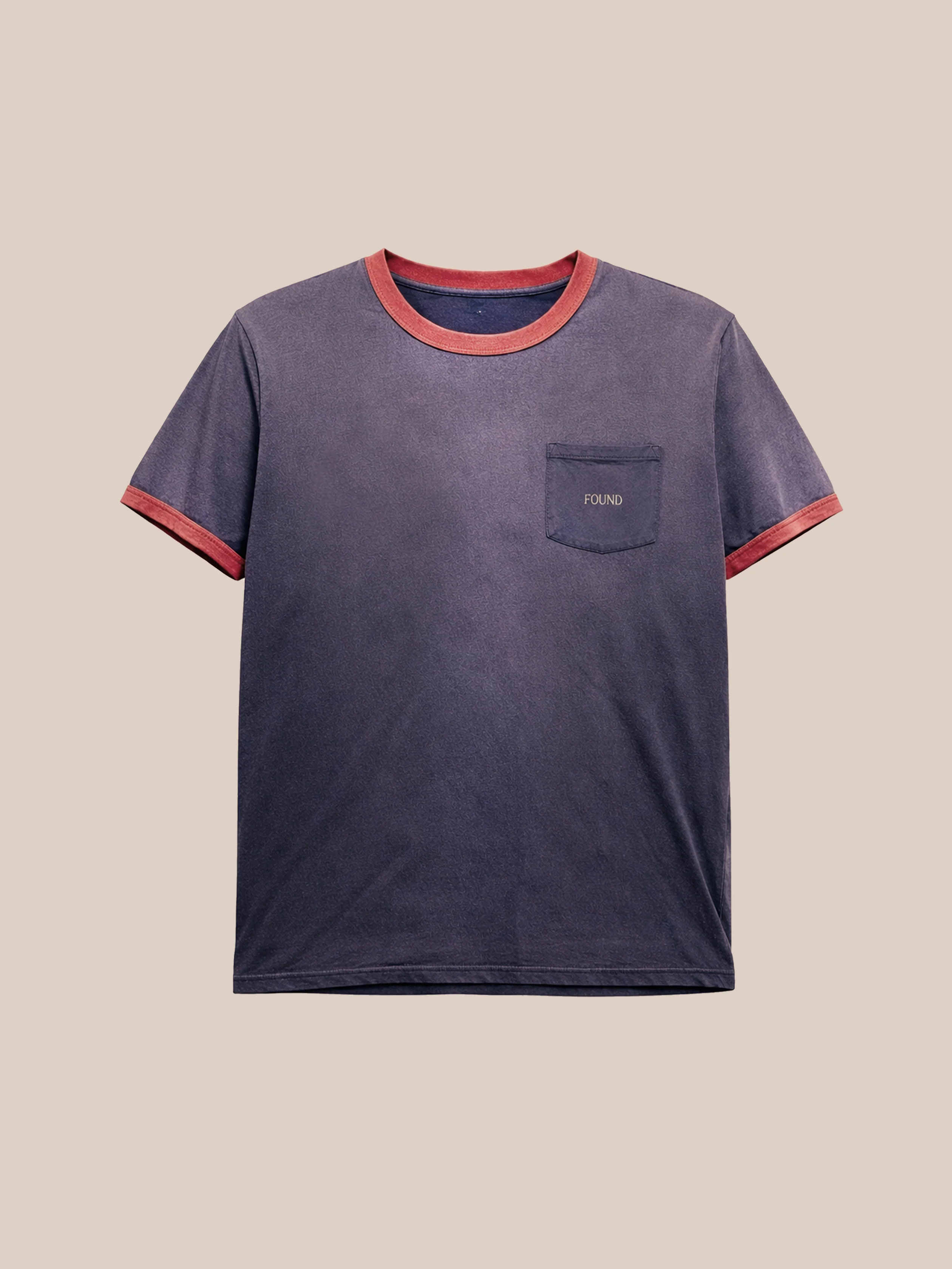 Washed Ringer Logo Tee