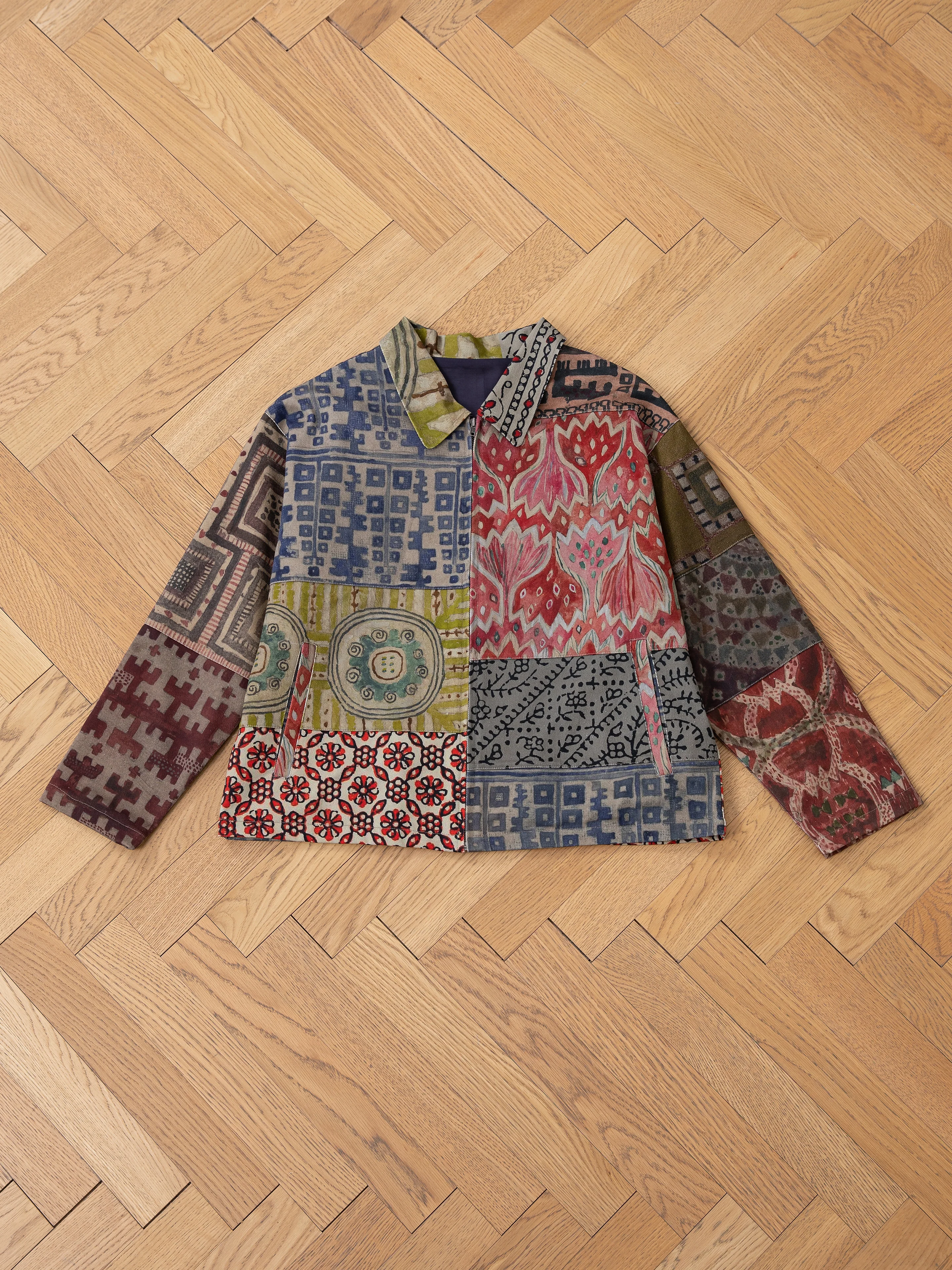 Watercolor Mosaic Work Jacket - Image 13