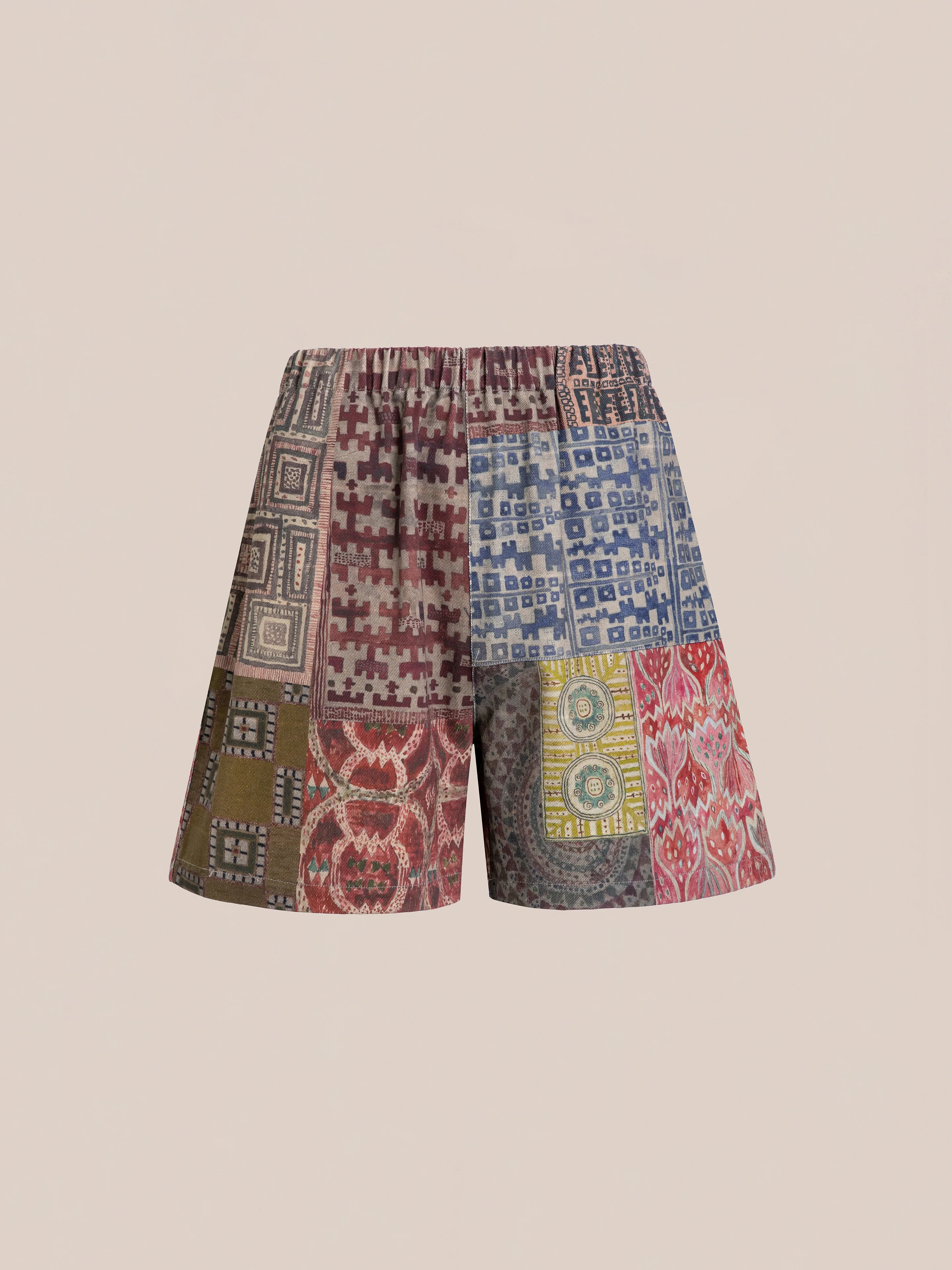 Watercolor Mosaic Work Shorts - Image 5