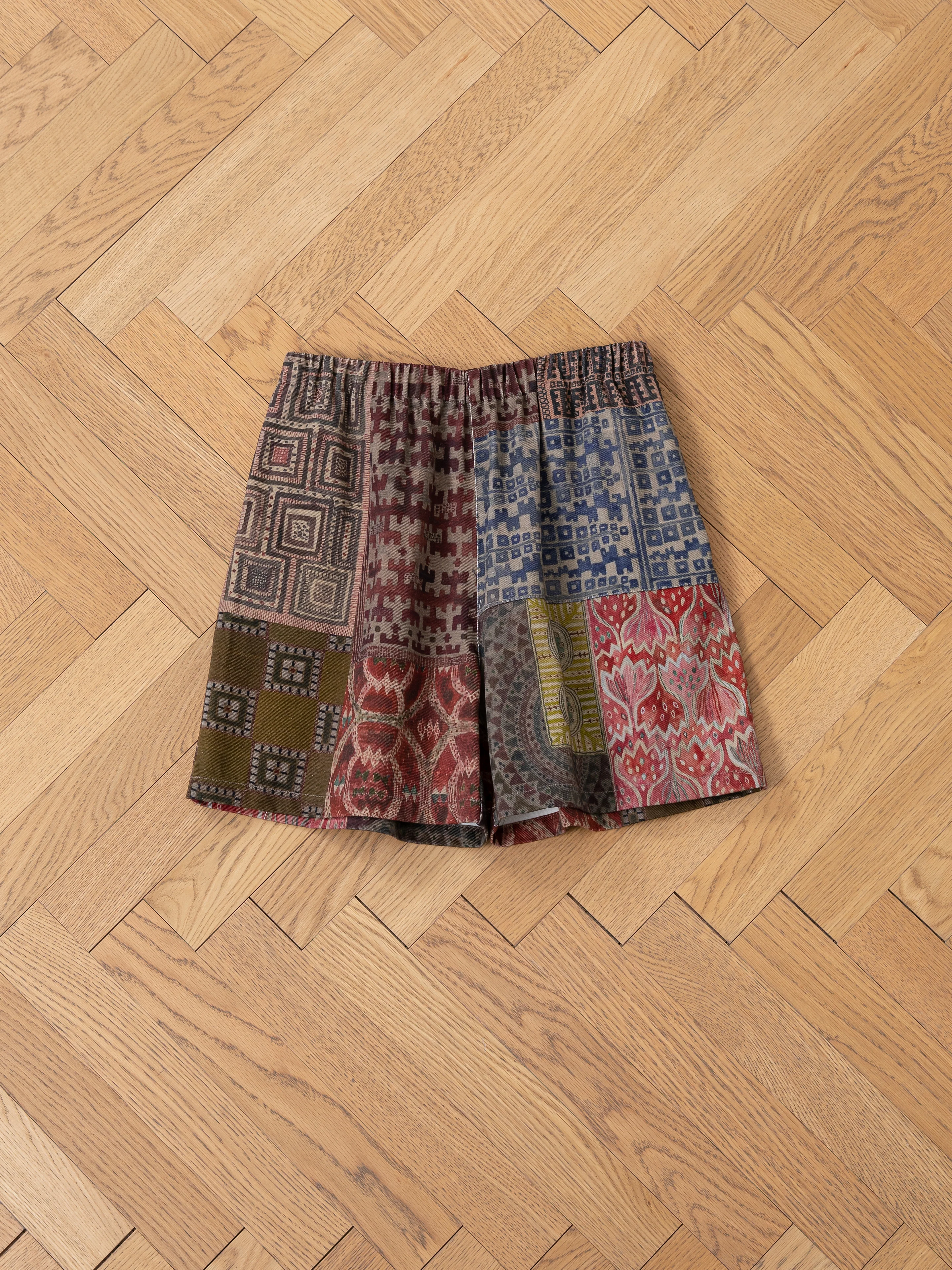 Watercolor Mosaic Work Shorts - Image 9