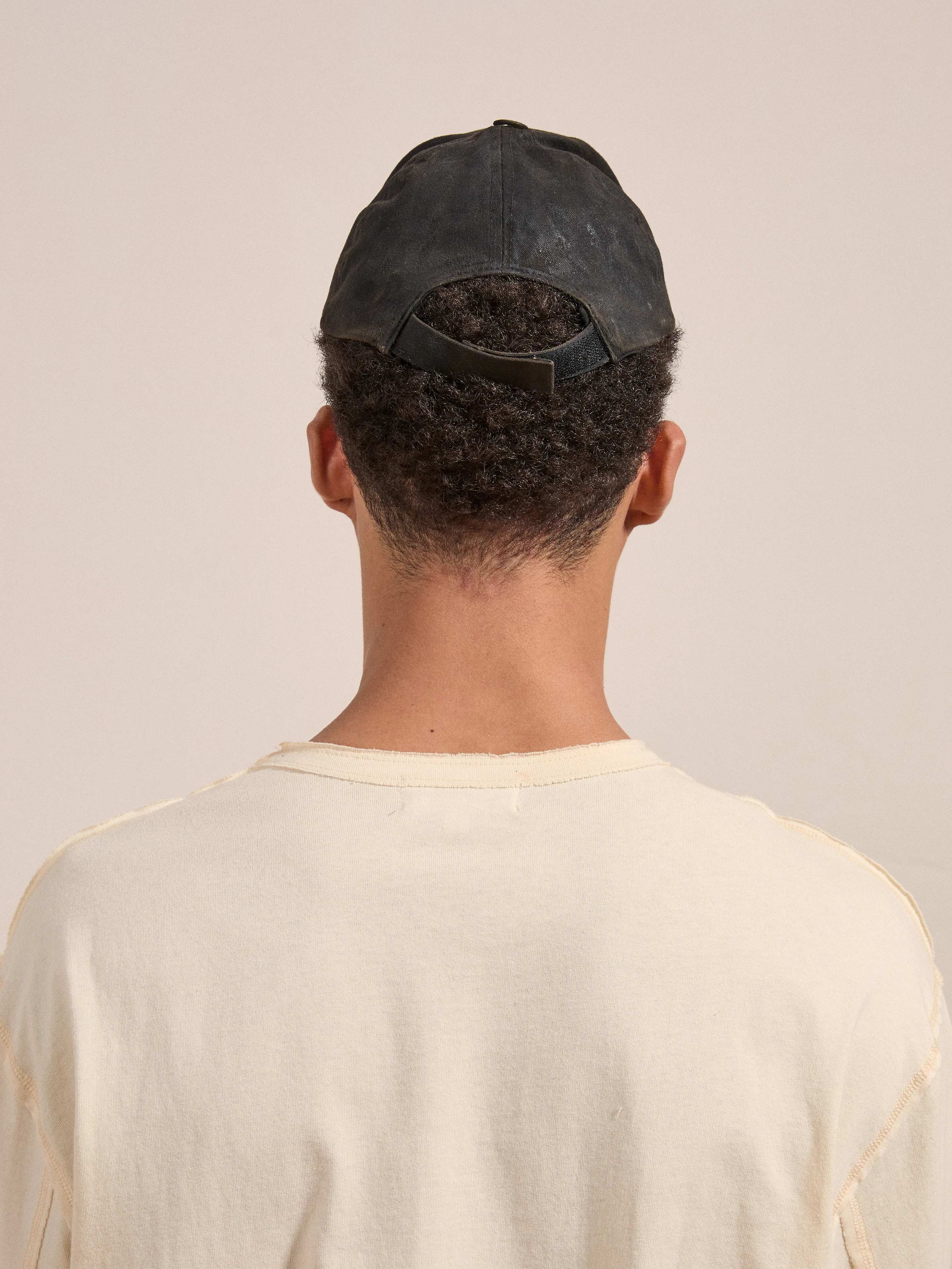 Waxed Charcoal Studded Cap - Image 3