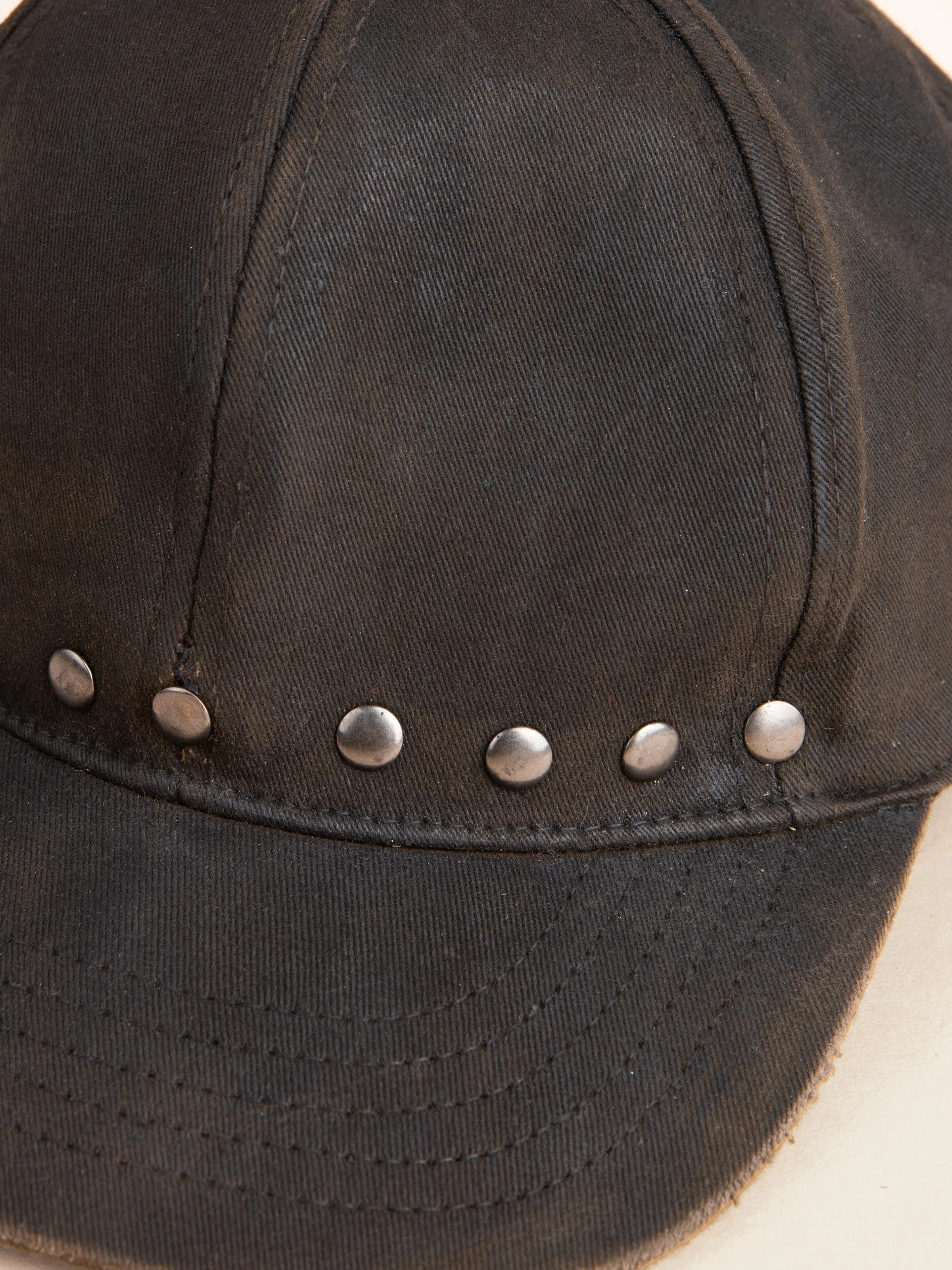 Waxed Charcoal Studded Cap - Image 4
