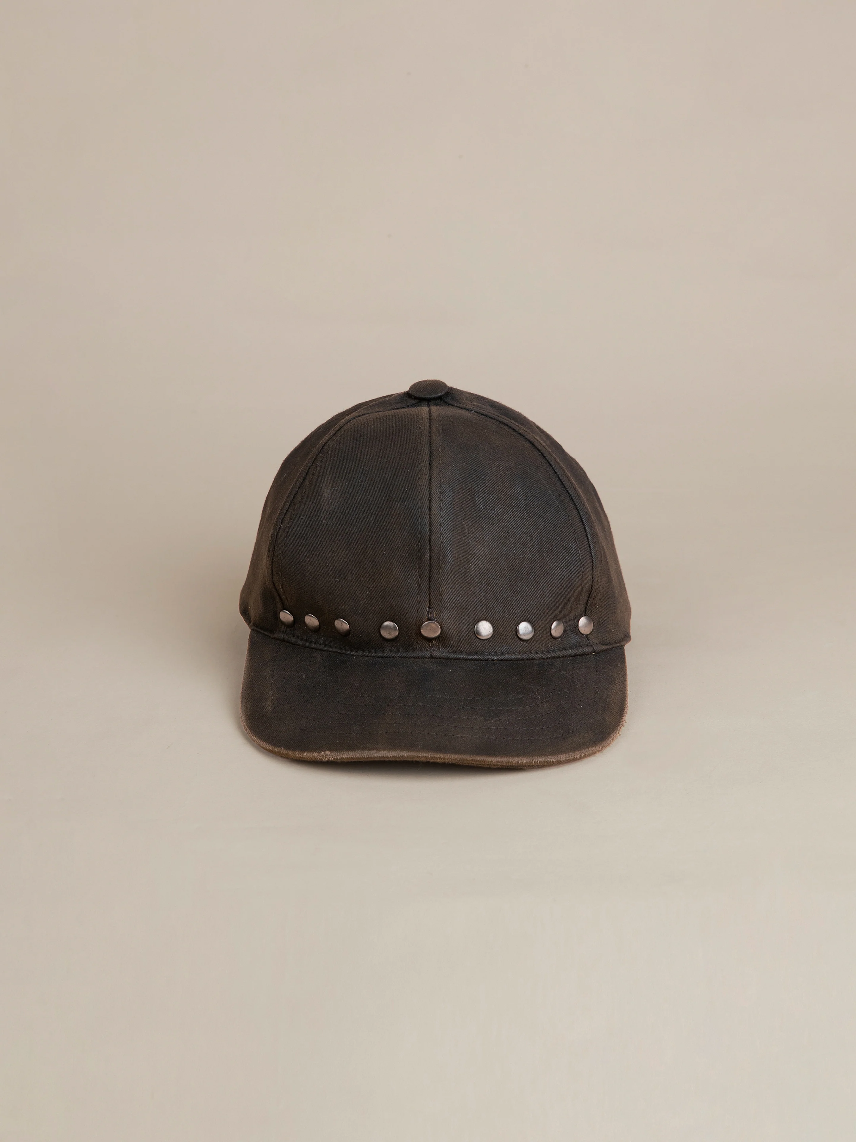 Waxed Charcoal Studded Cap - Image 8