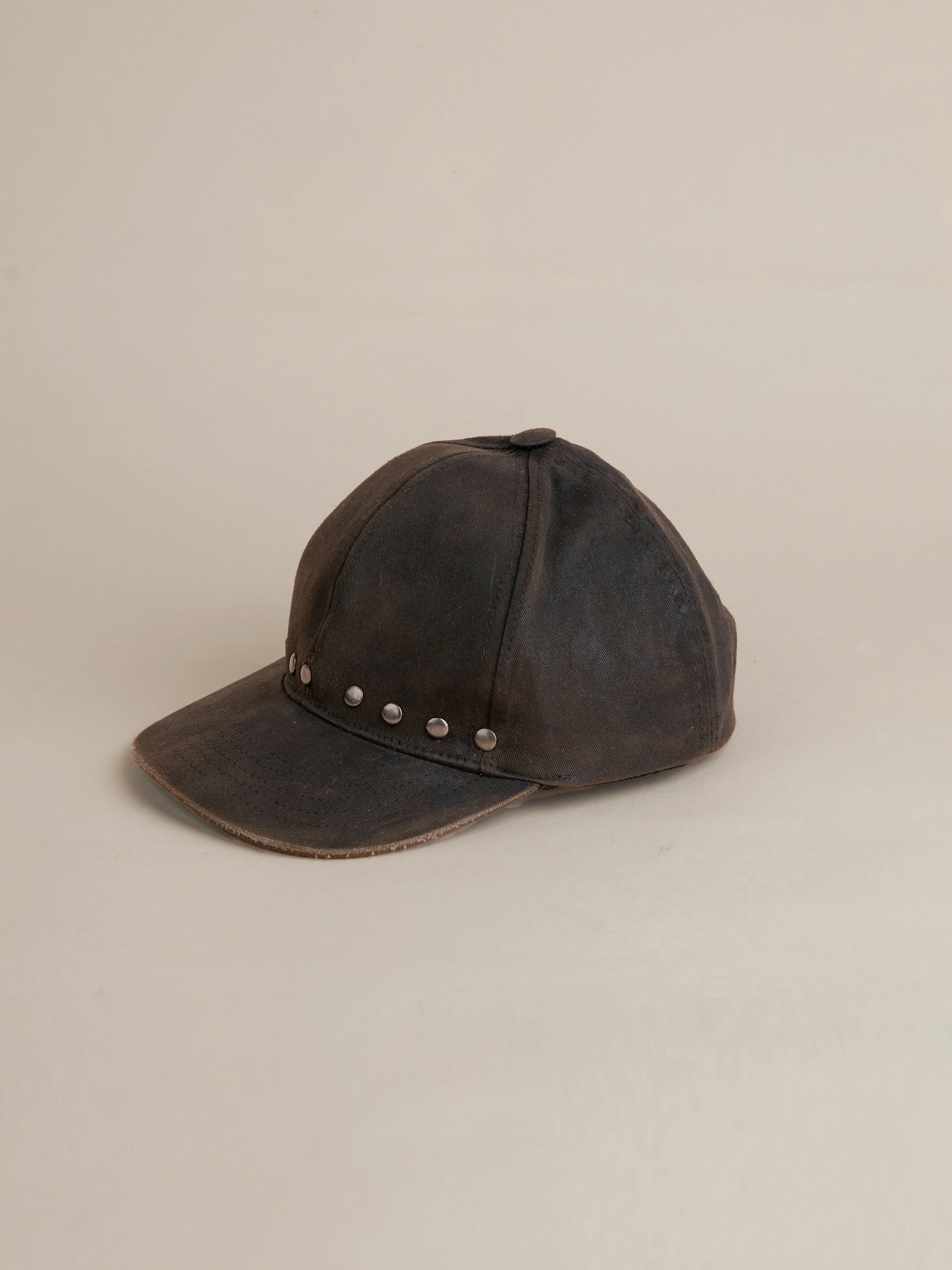 Waxed Charcoal Studded Cap - Image 9