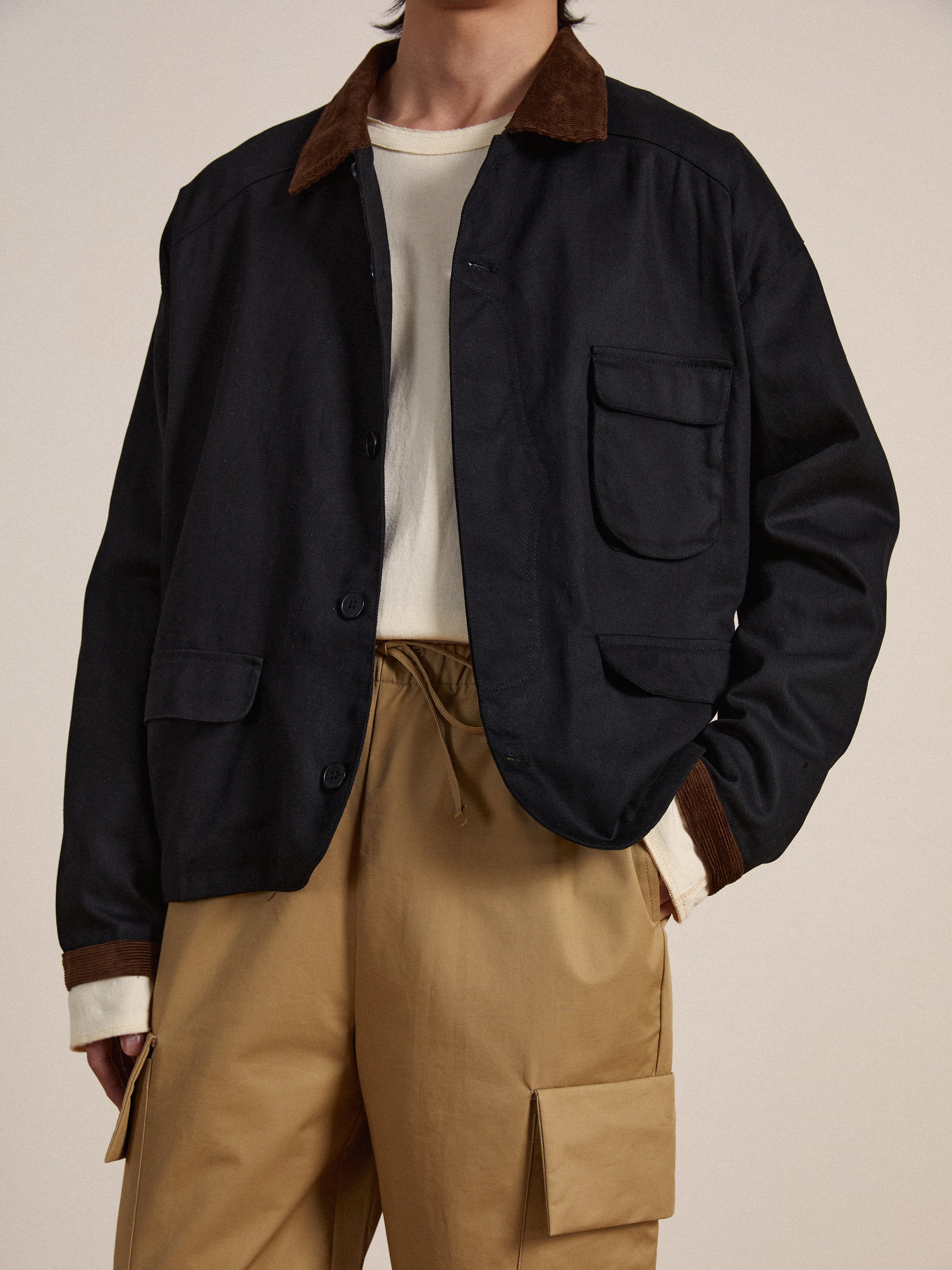 Lar Waxed Cotton Box Coat - Image 3