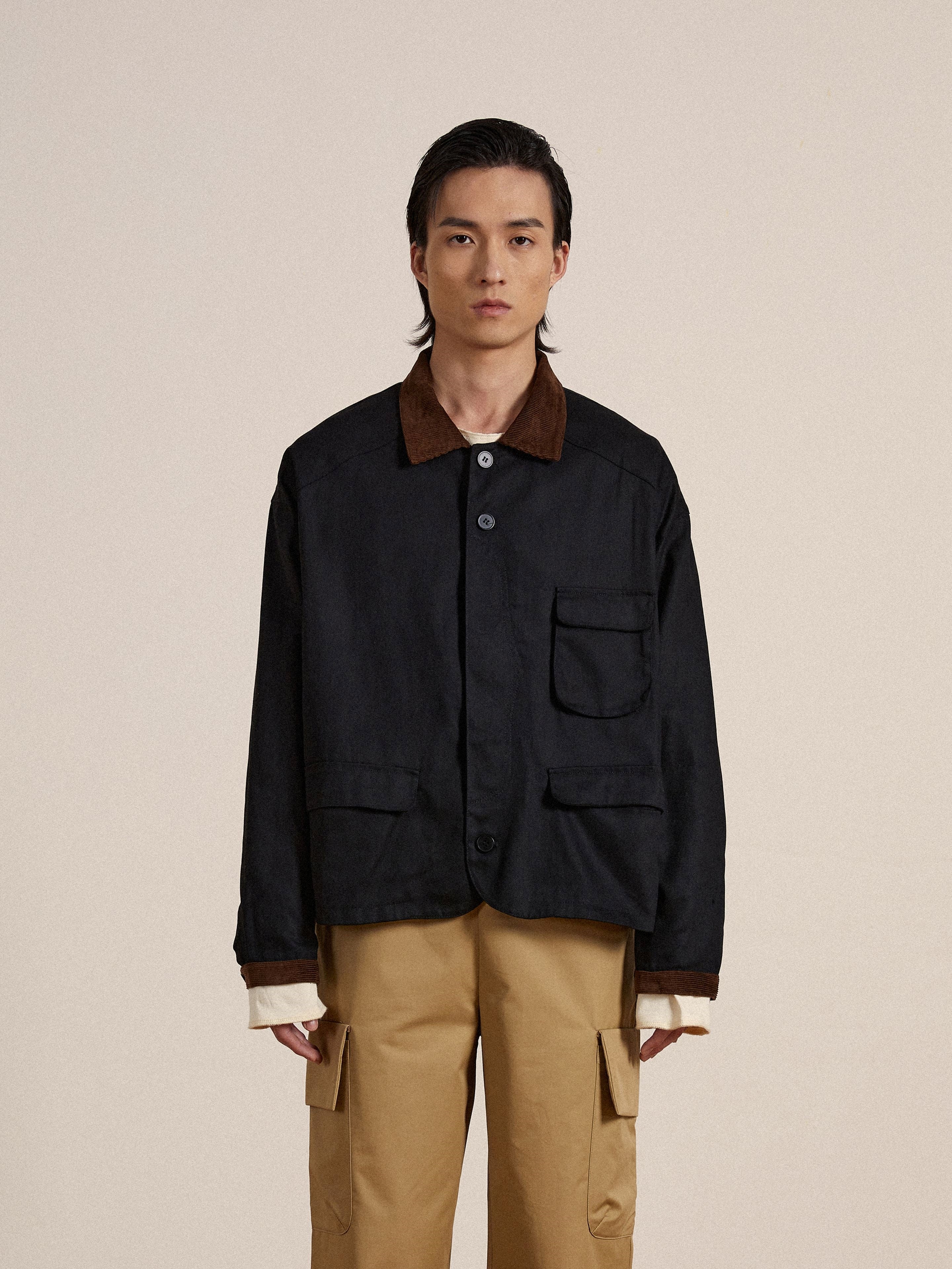 Lar Waxed Cotton Box Coat - Image 5