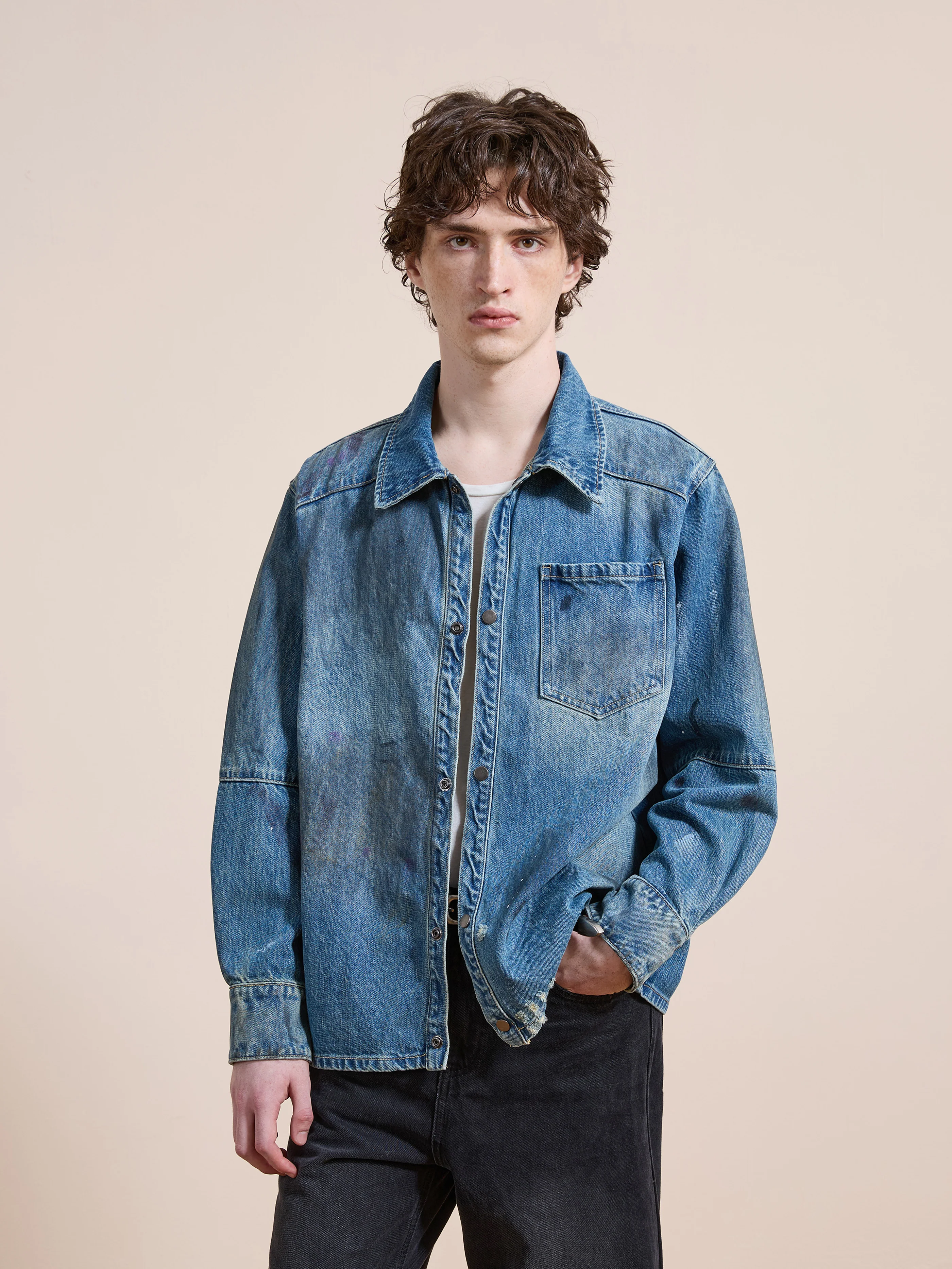 Western Denim Painter Shirt