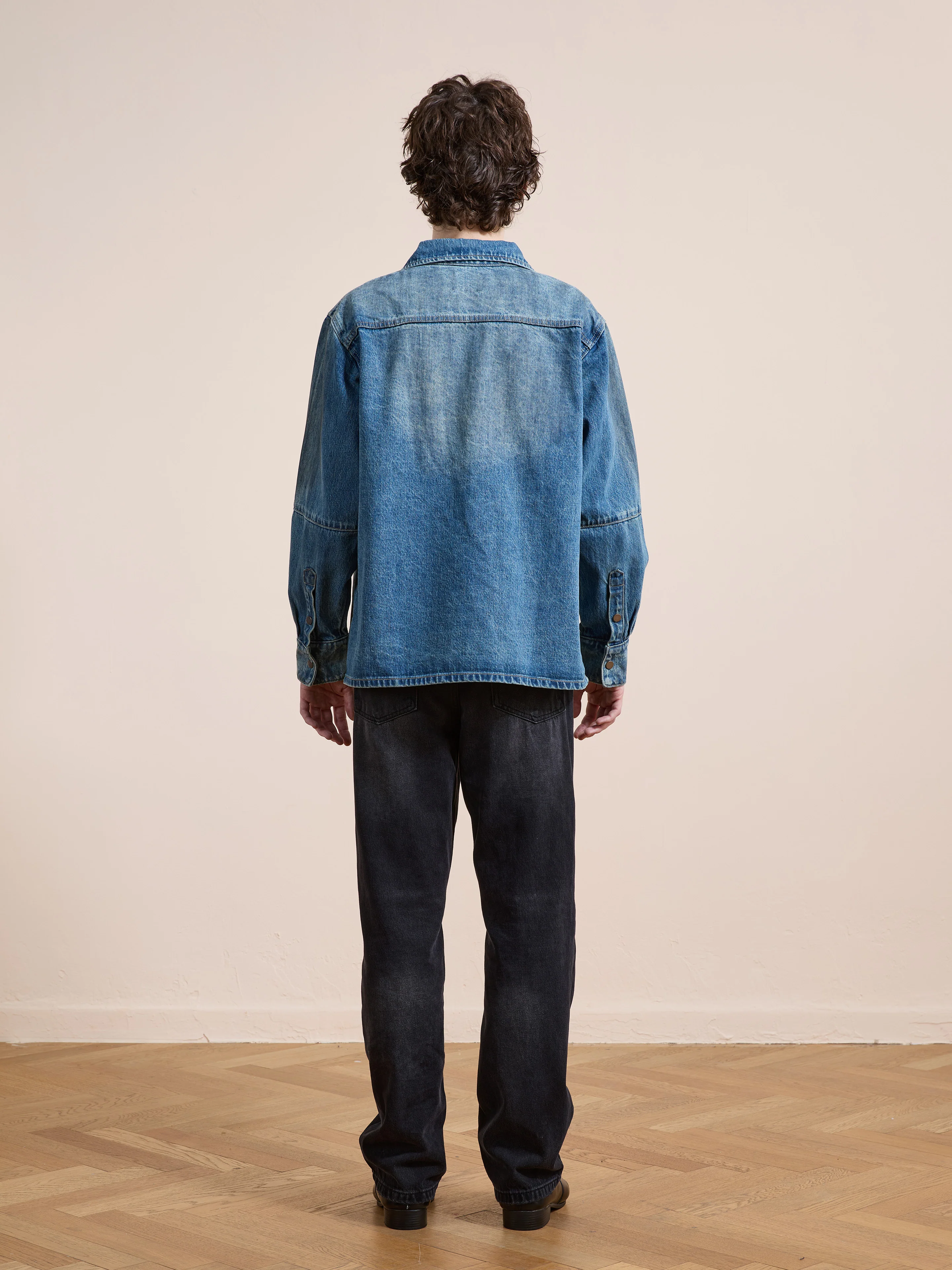 Western Denim Painter Shirt - Image 10