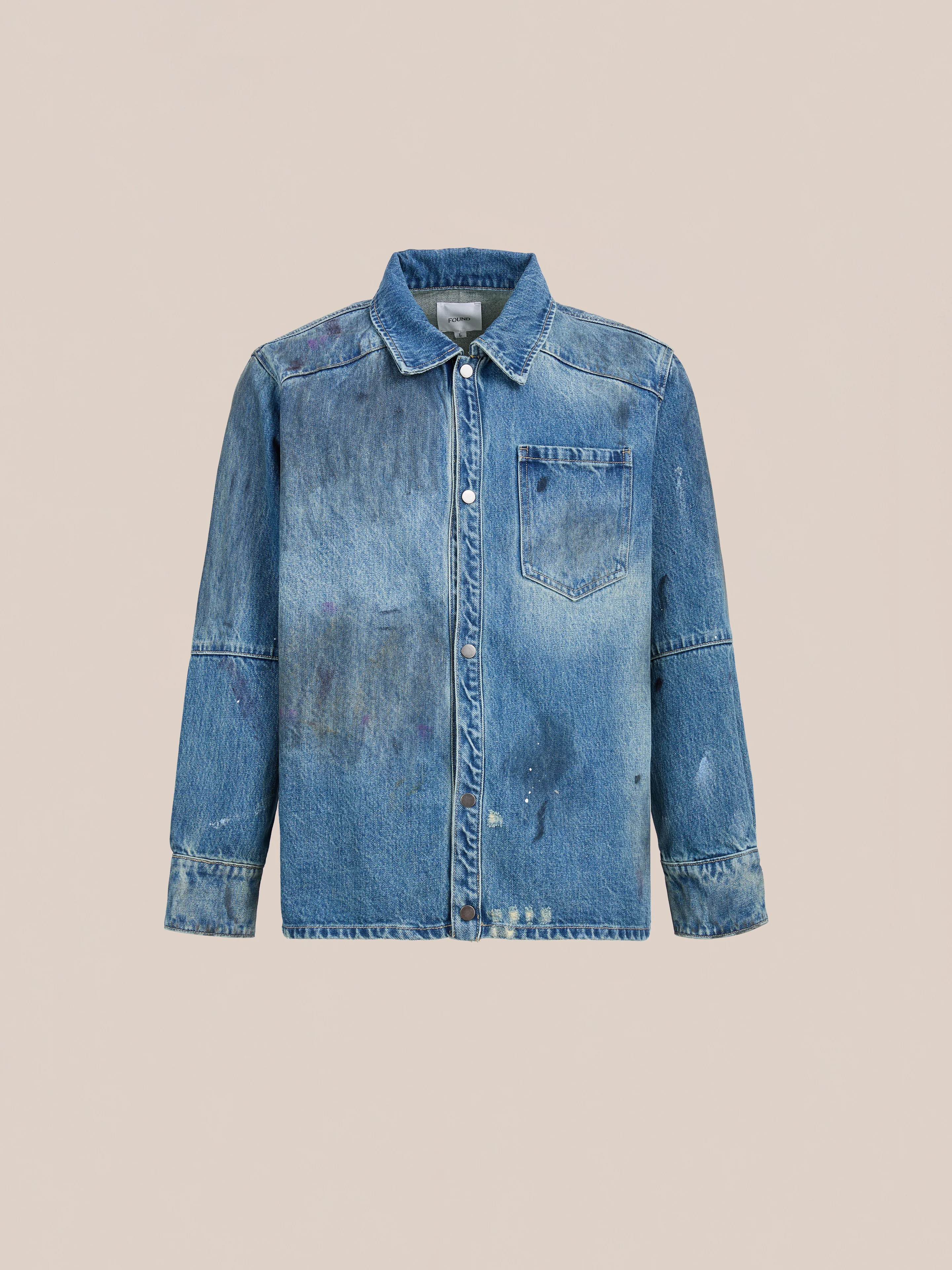 Western Denim Painter Shirt - Image 4