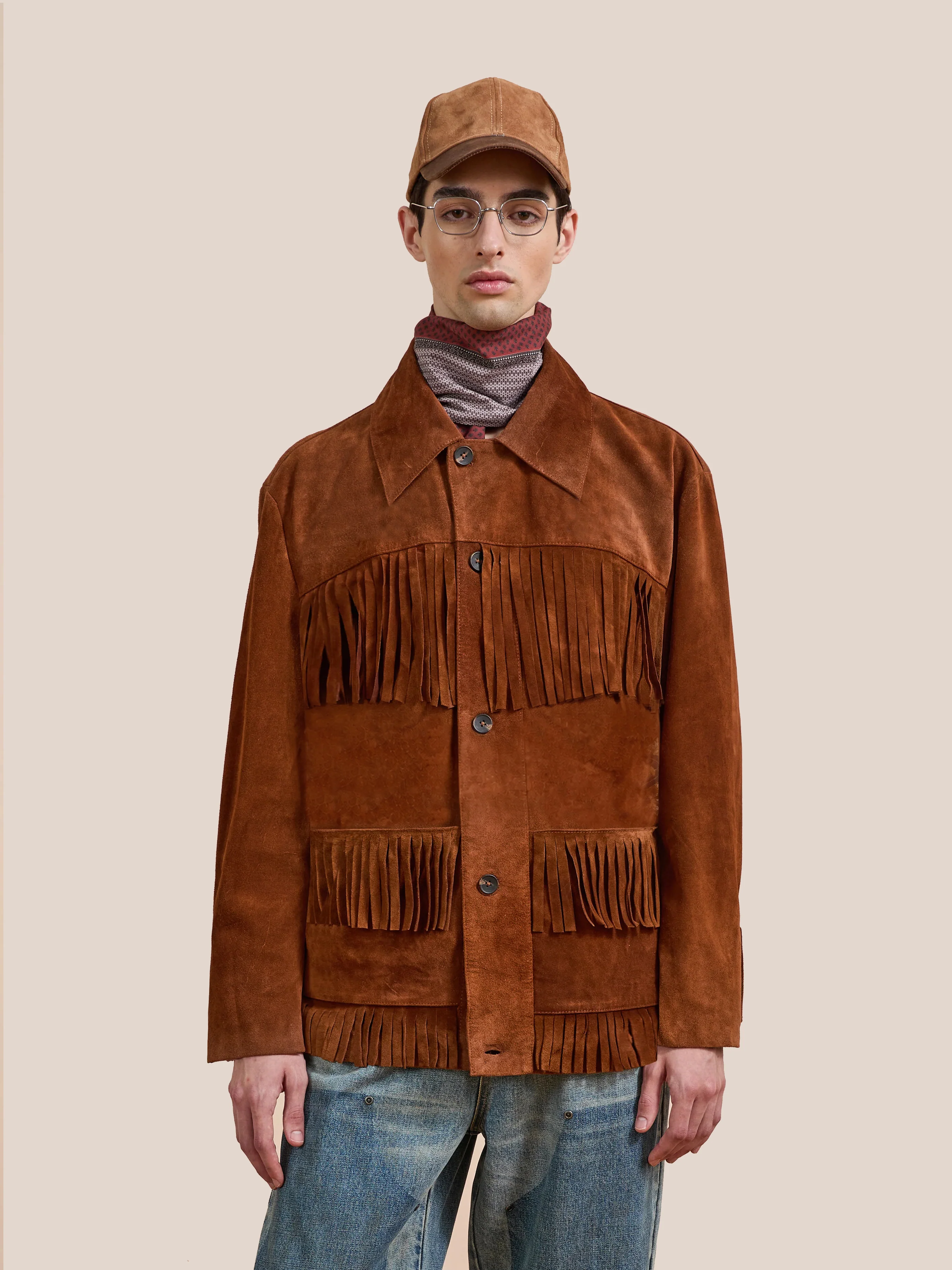 Western Suede Fringe Jacket