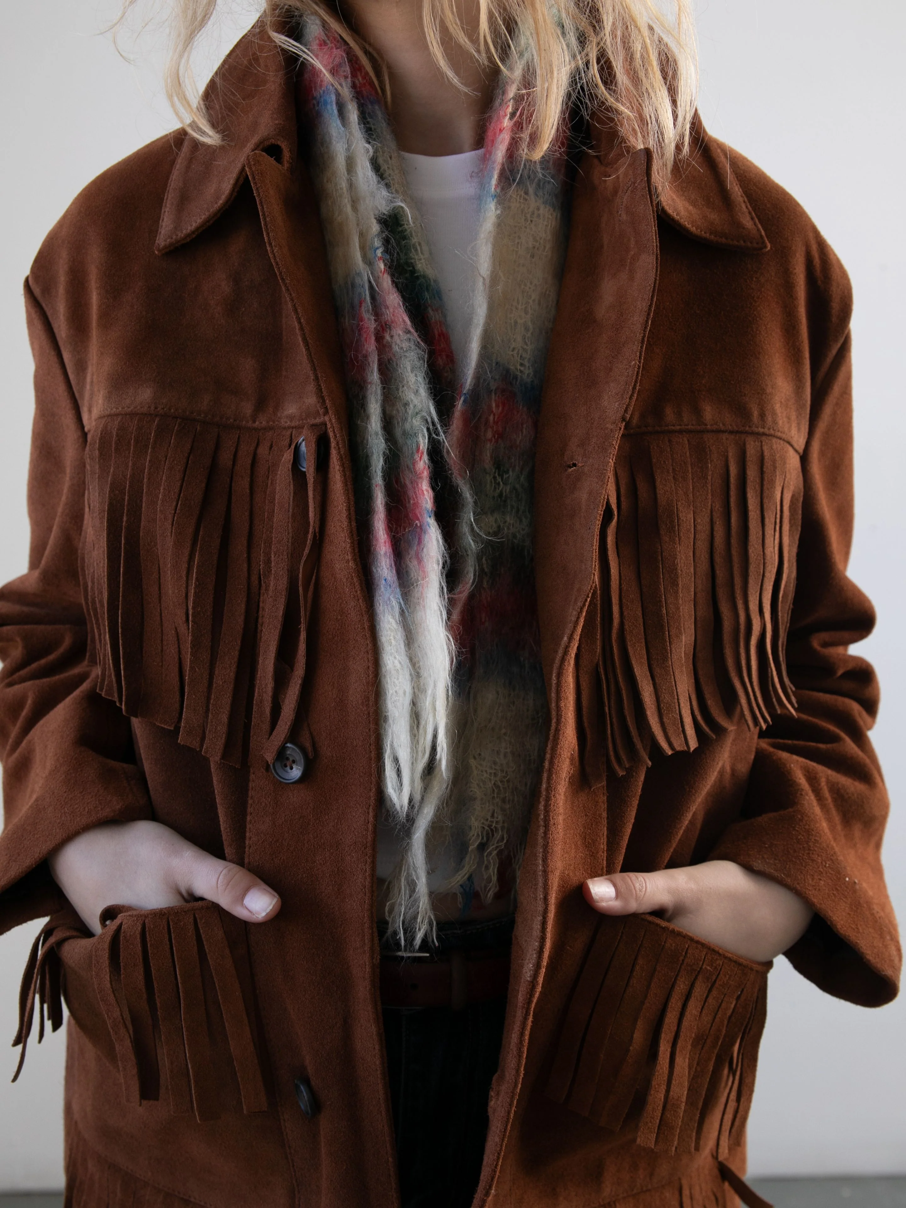 Western Suede Fringe Jacket - Image 3