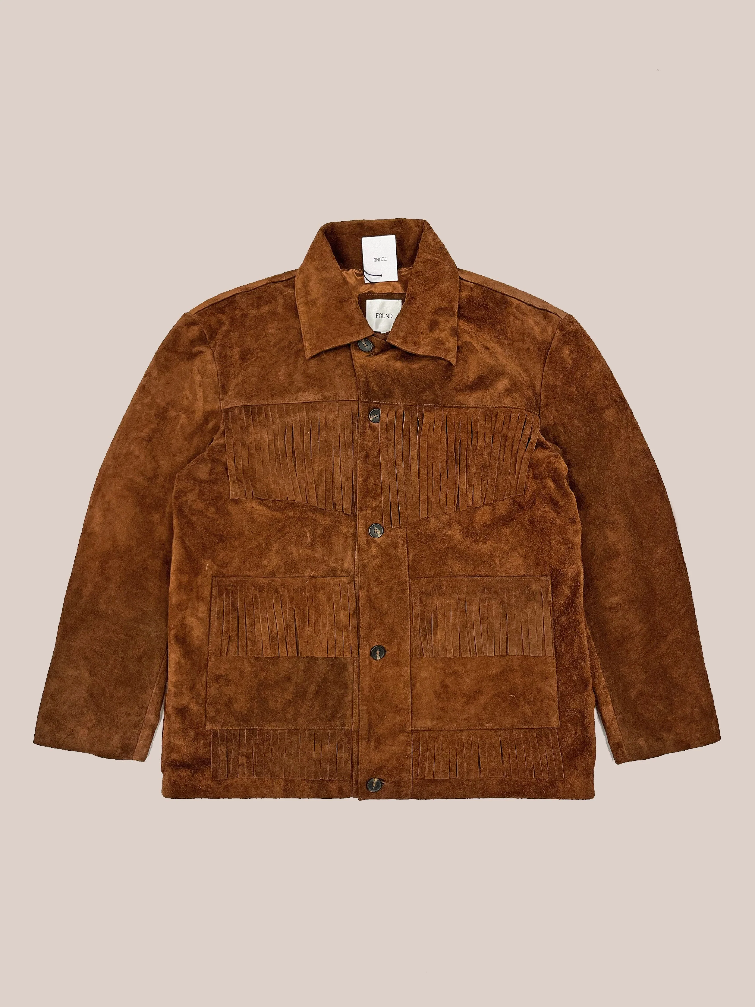 Western Suede Fringe Jacket - Image 5