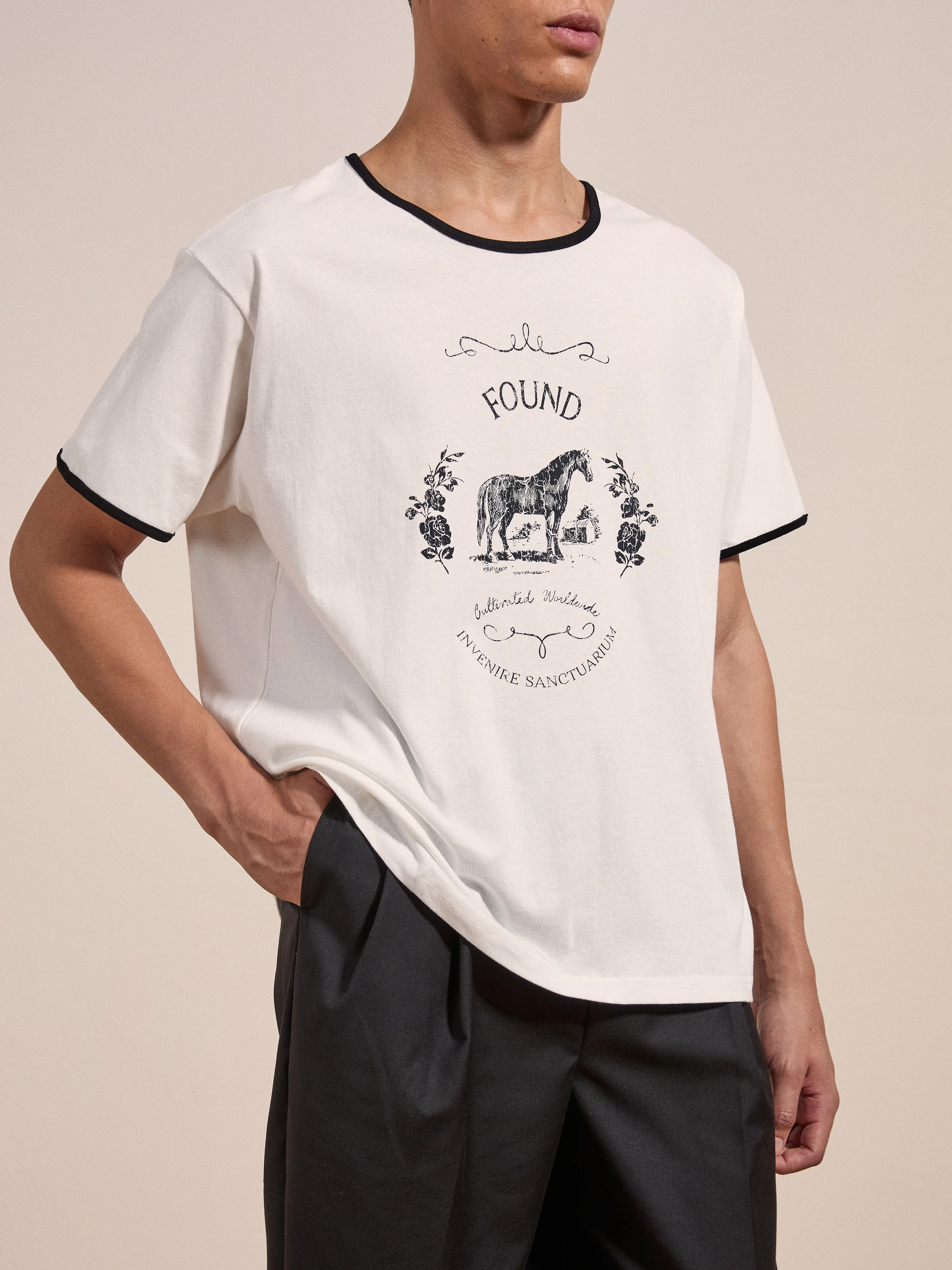 Horse Crest Ringer Tee - Image 3